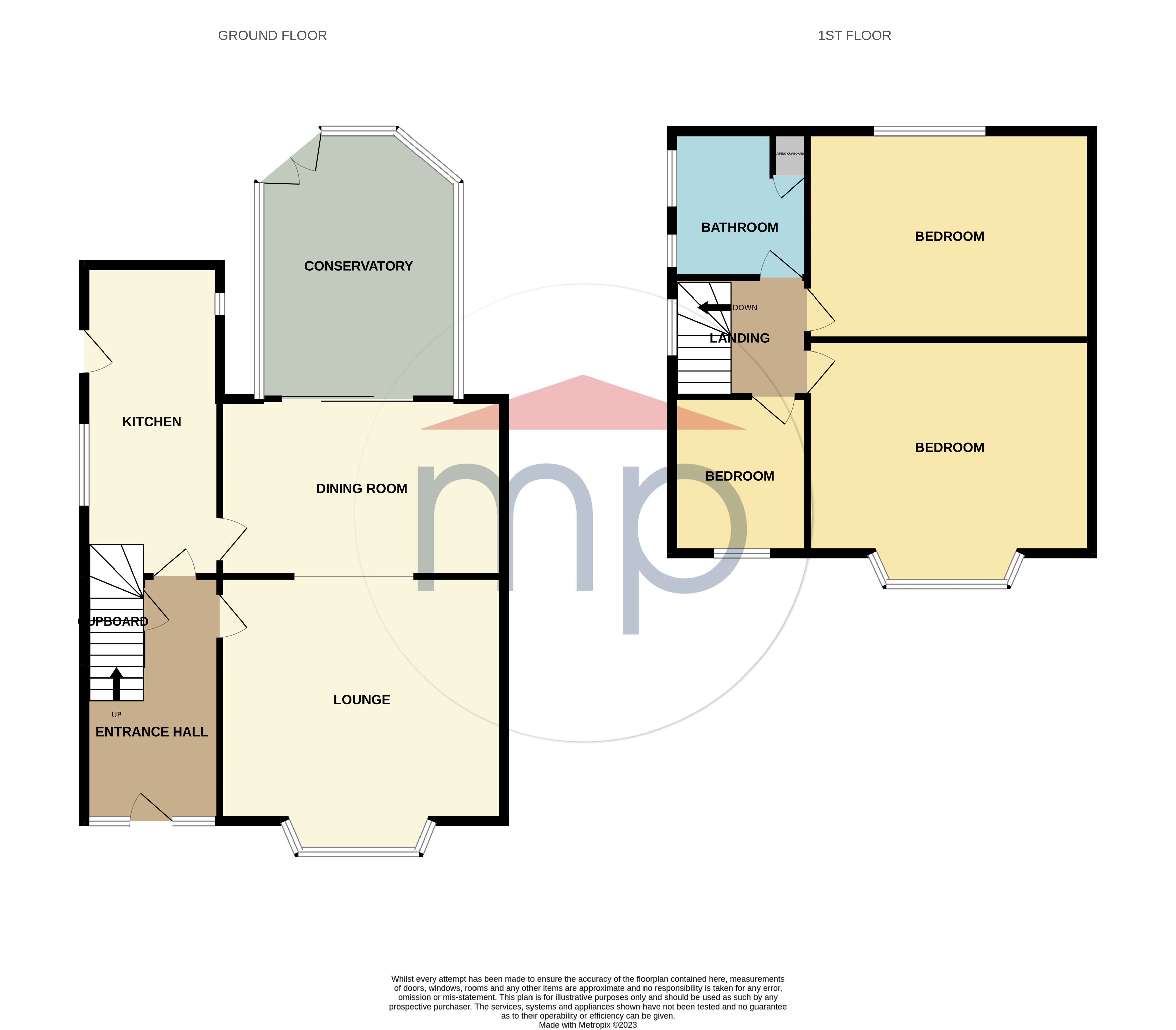 3 bed house for sale in Torwell Drive, Fairfield - Property floorplan