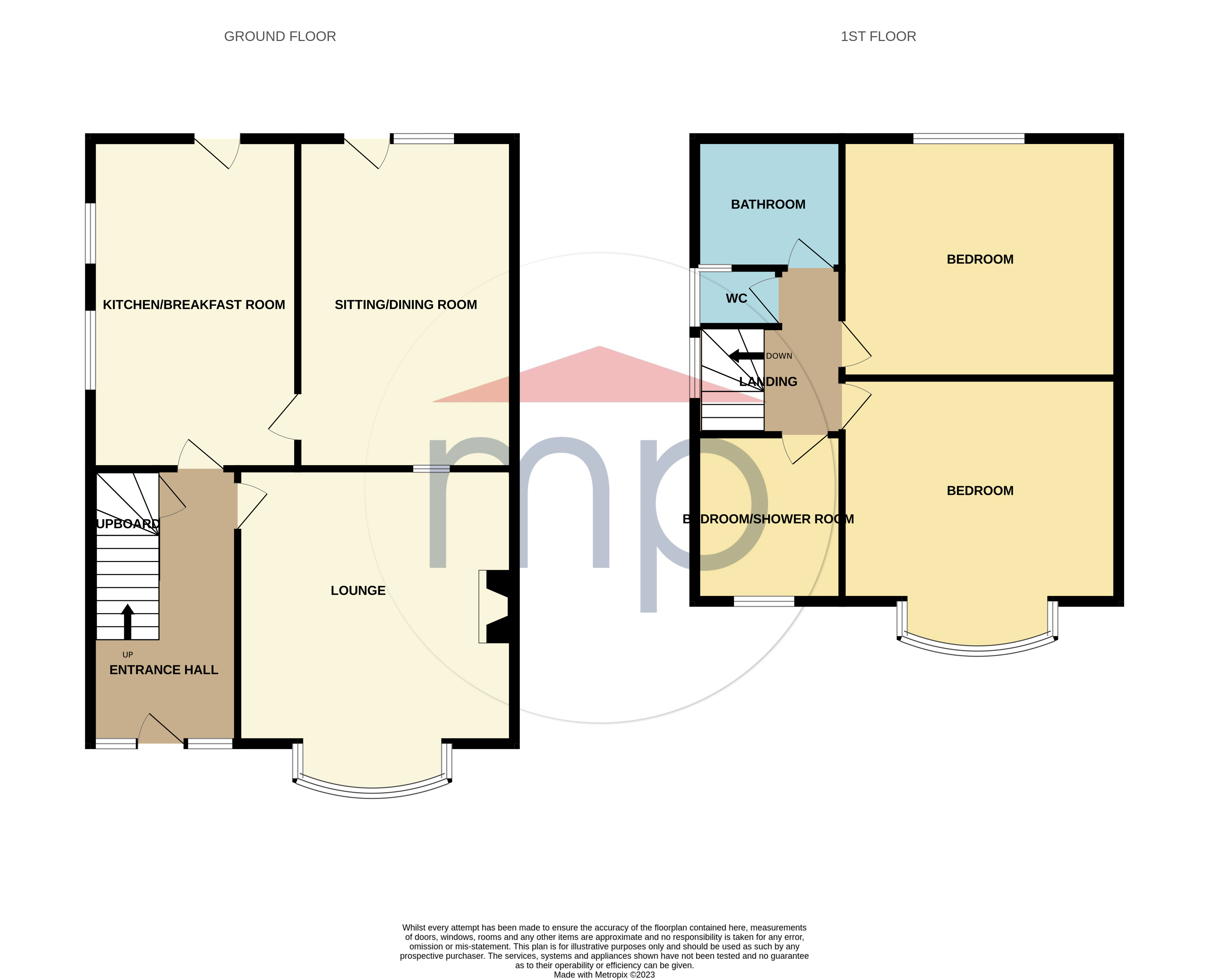 3 bed house for sale in Kipling Grove, Fairfield - Property floorplan