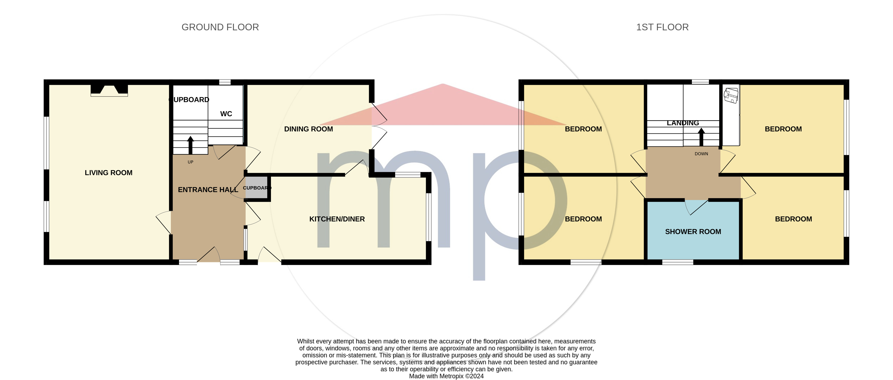 4 bed house for sale in Norwich Avenue, Elm Tree - Property floorplan