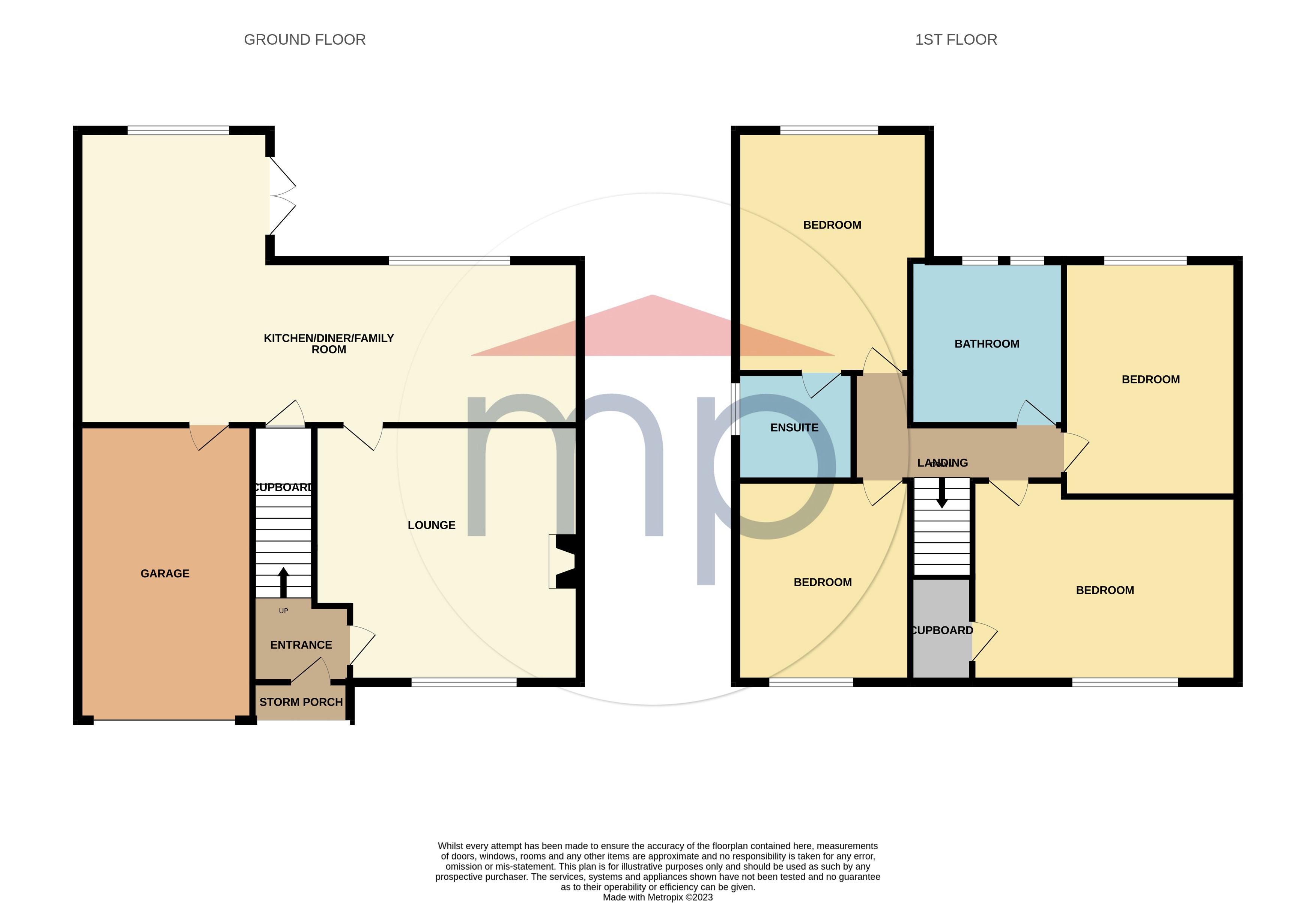 4 bed house for sale in North Close, Thorpe Thewles - Property floorplan