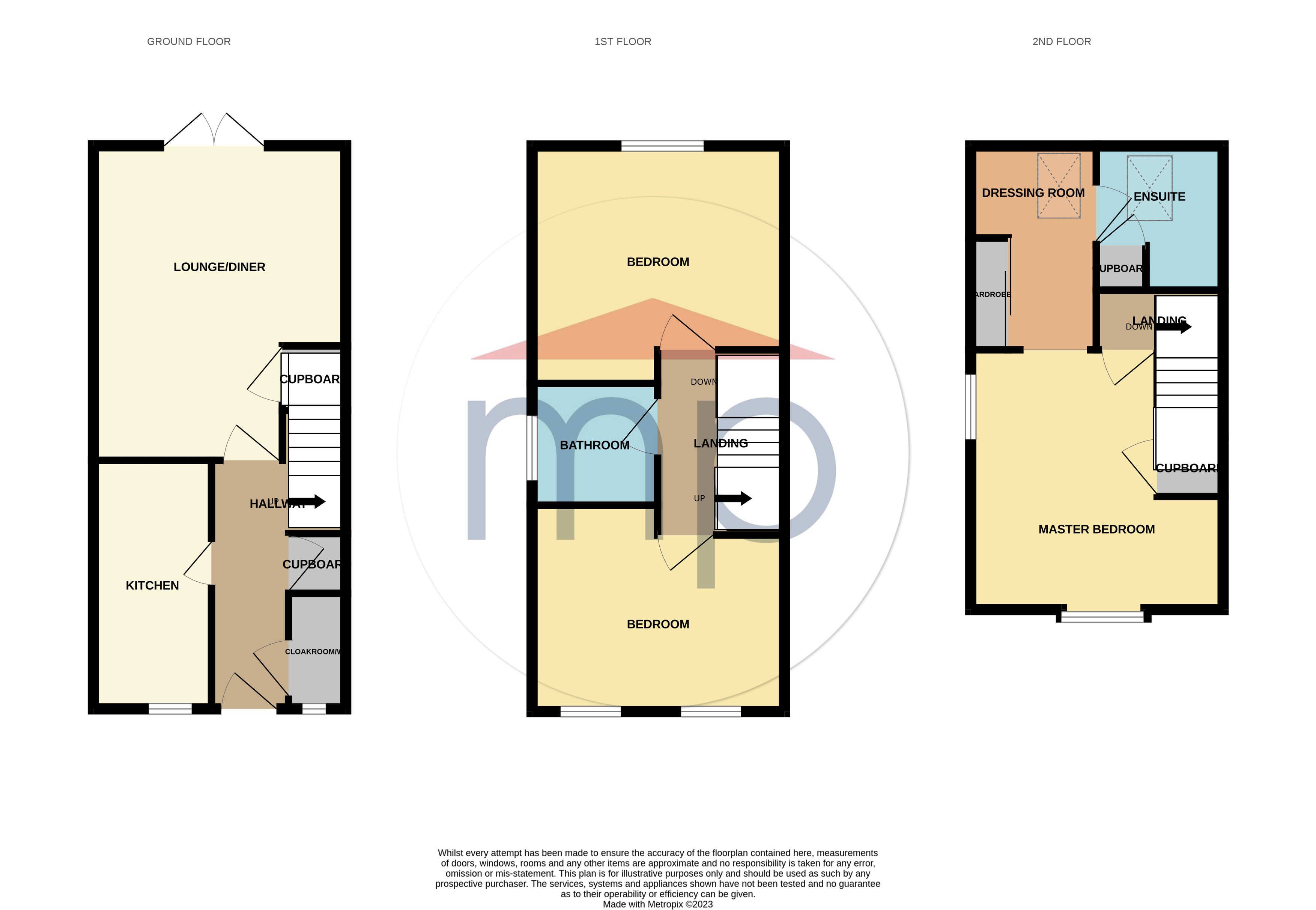 3 bed house for sale in Pennyroyal Road, Stockton-on-Tees - Property floorplan
