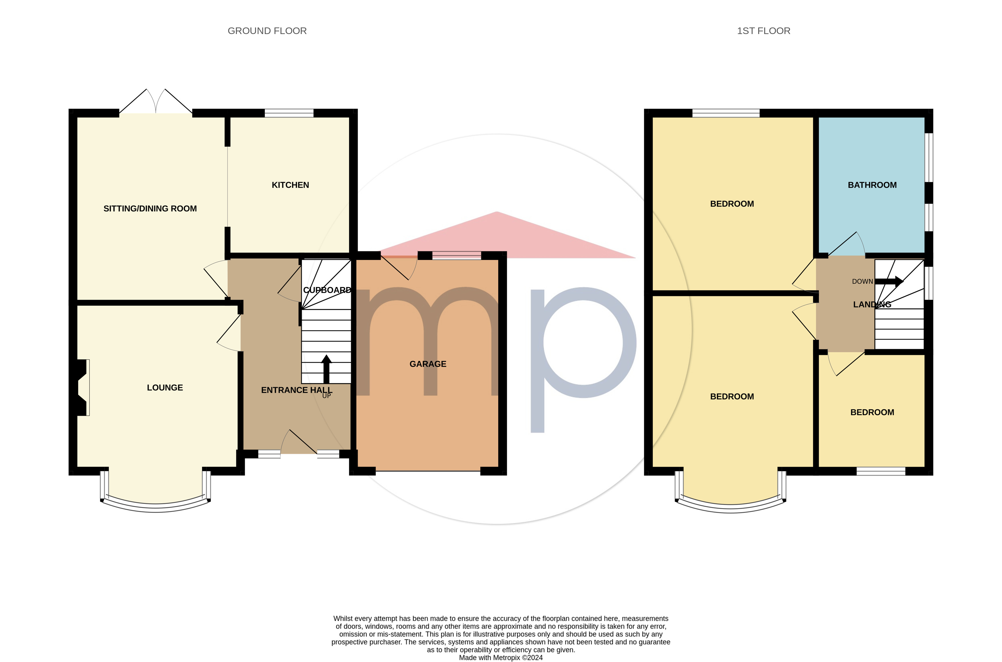 3 bed house for sale in Lime Grove, Fairfield - Property floorplan