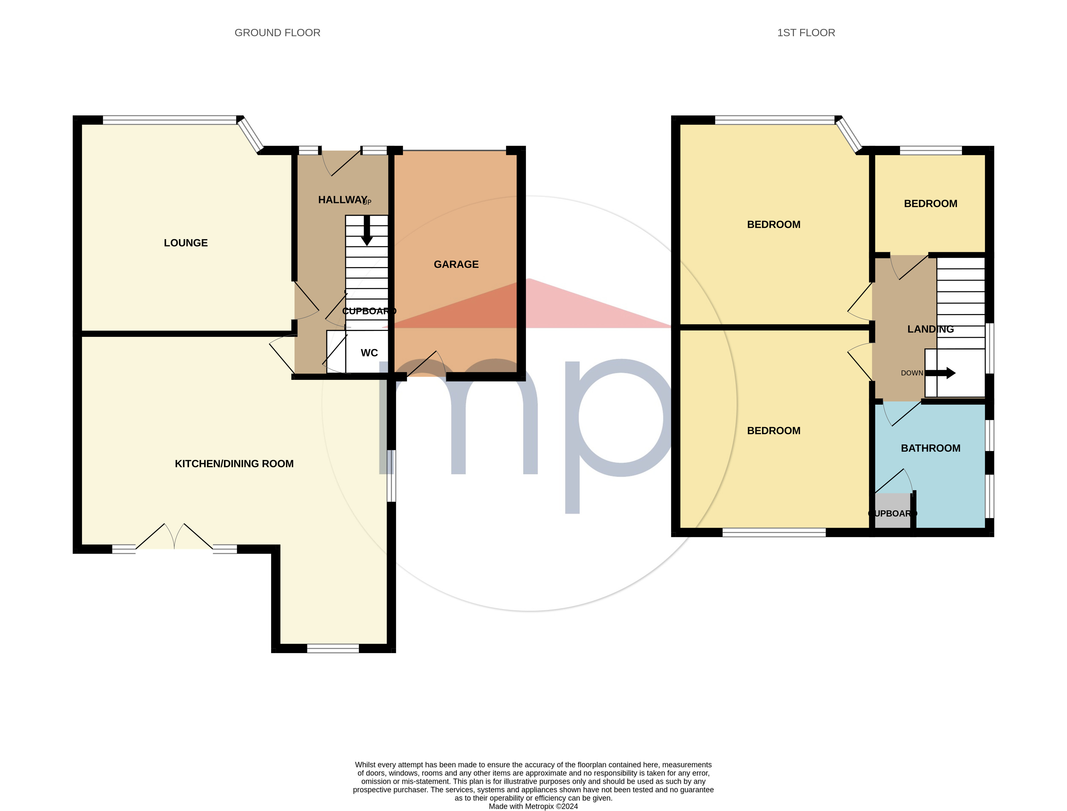 3 bed house for sale in Fairwell Road, Fairfield - Property floorplan