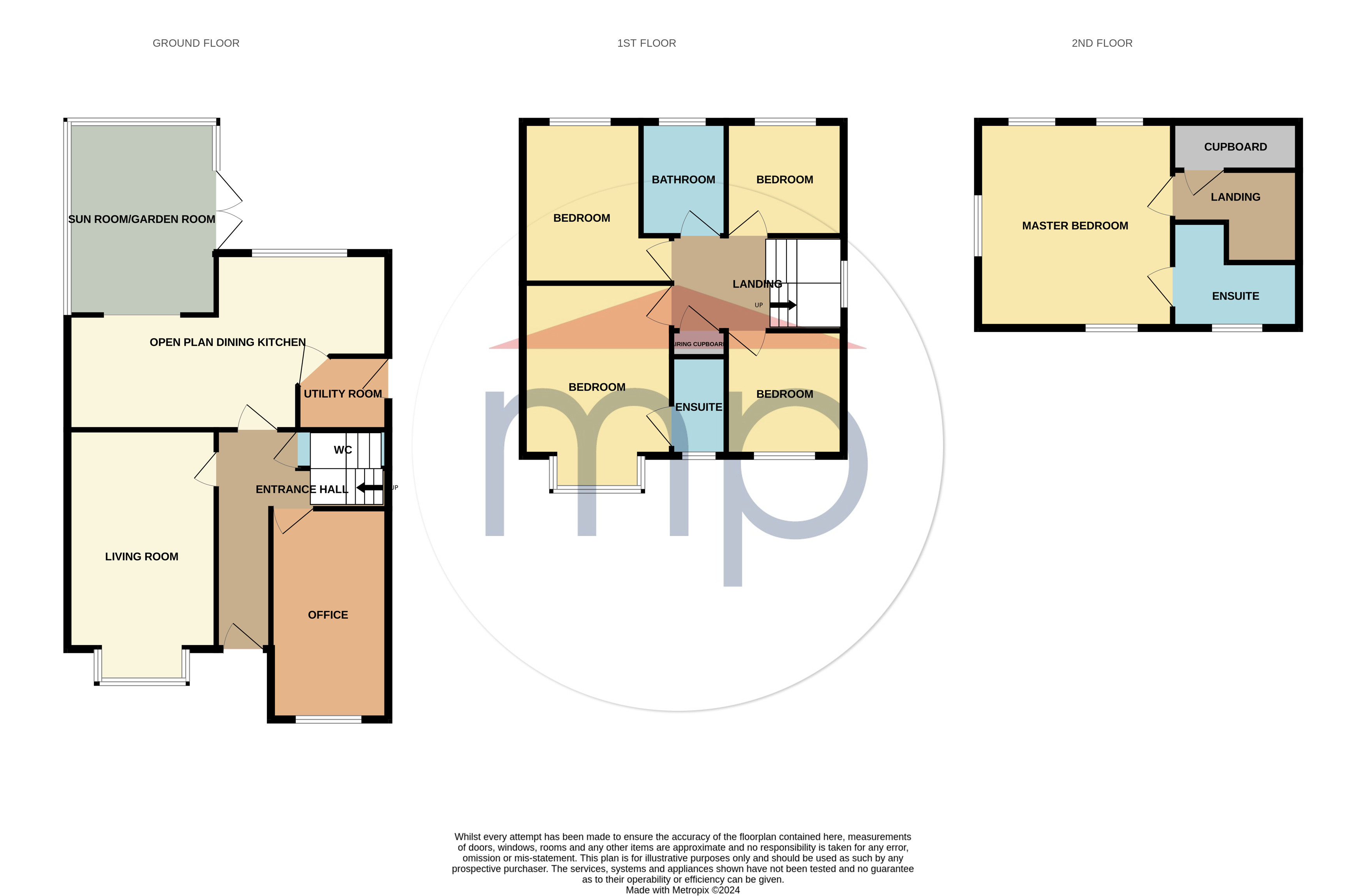 5 bed house for sale in Grenadier Close, Bramley Green - Property floorplan