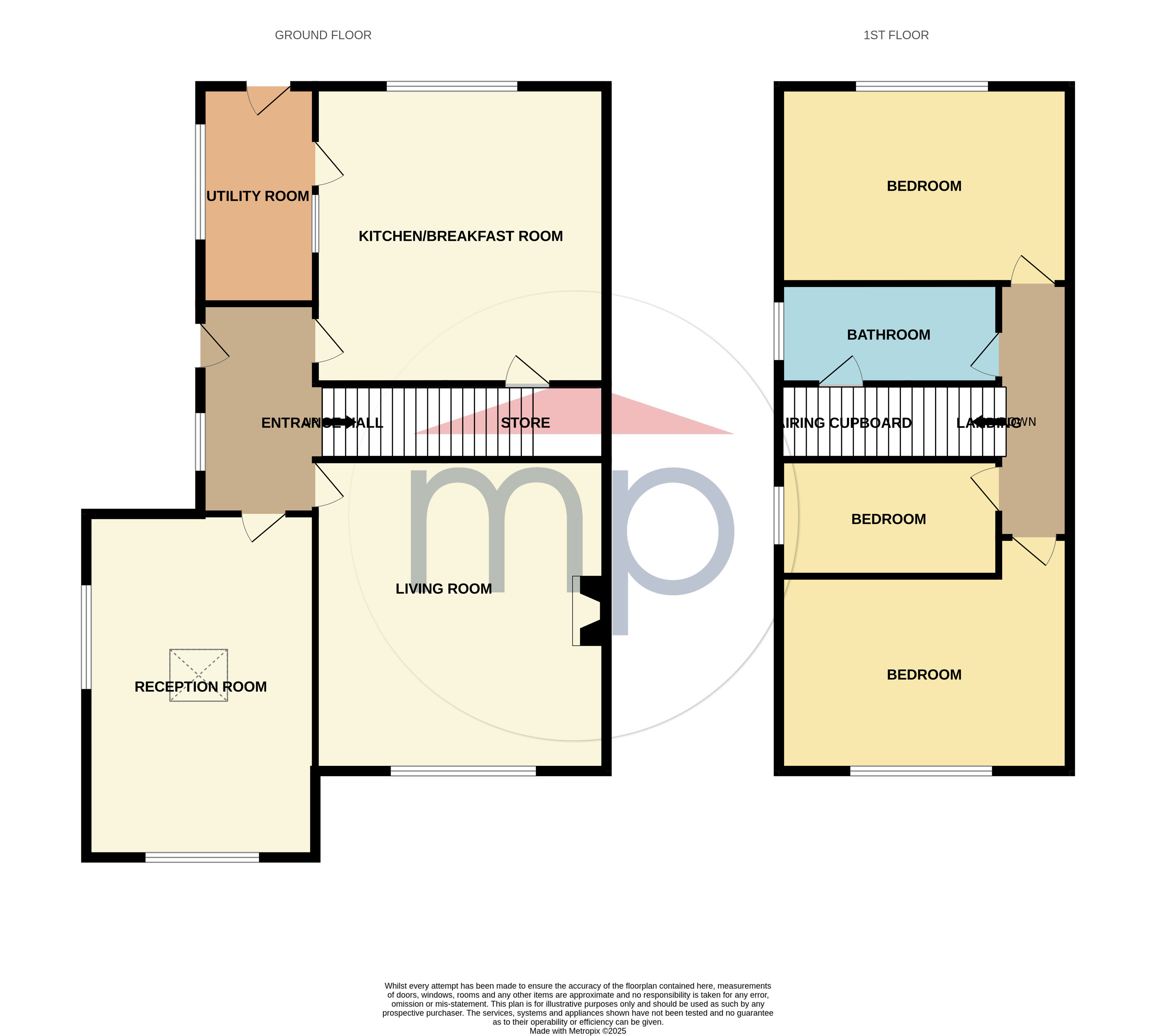 3 bed semi-detached house for sale - Property floorplan