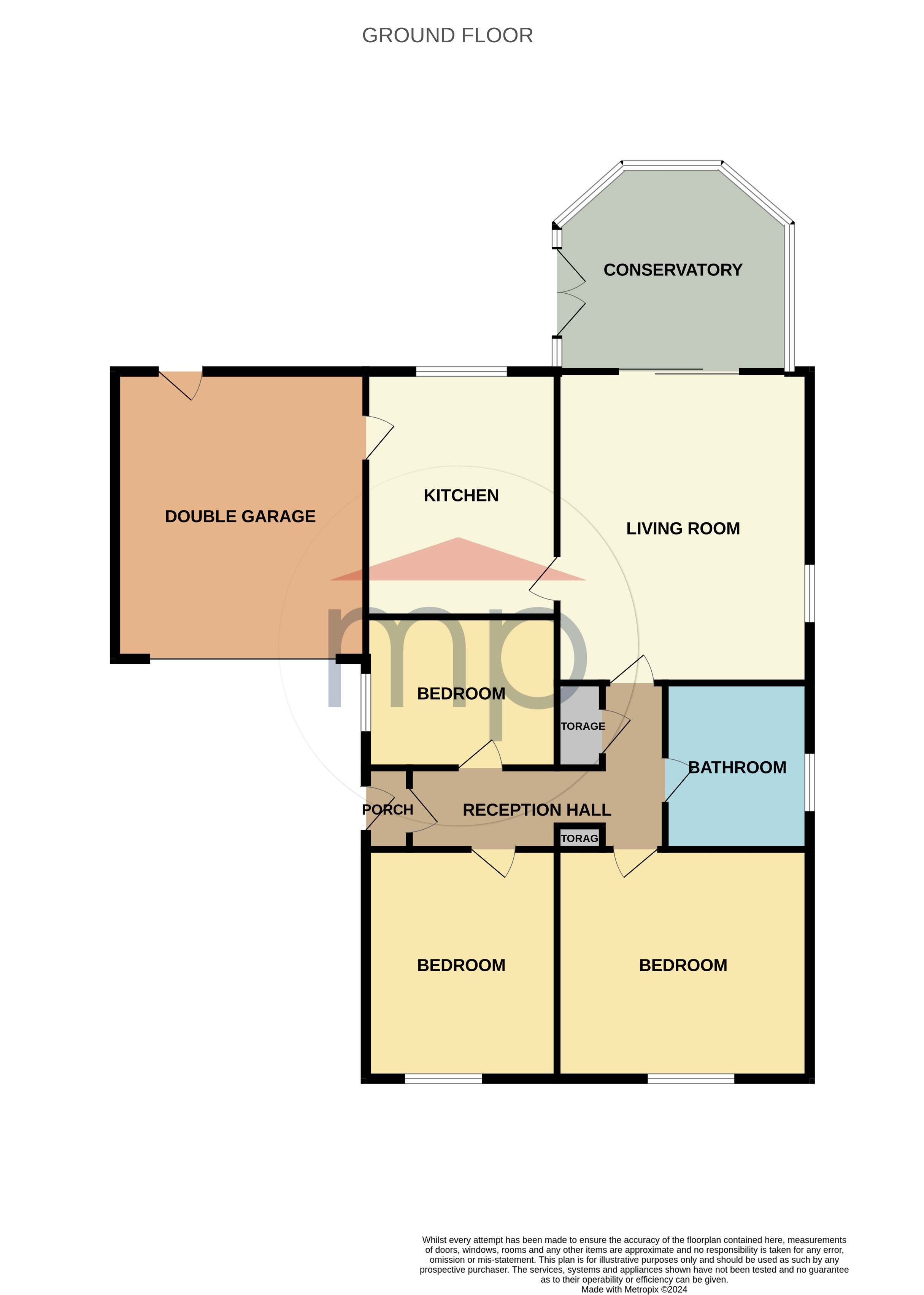 3 bed detached bungalow for sale in Leonard Ropner Drive, Fairfield - Property floorplan