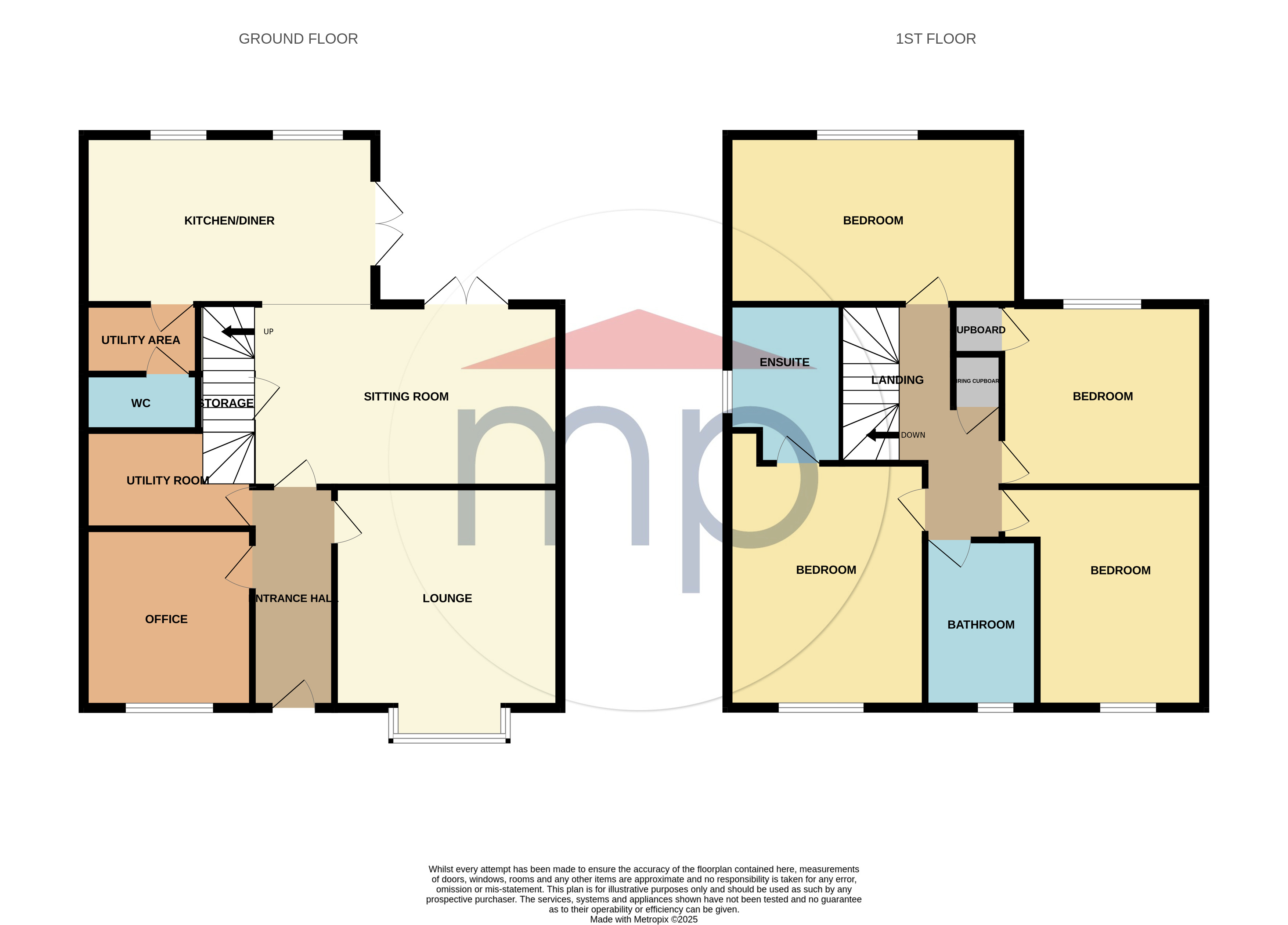 4 bed detached house for sale in Sculptor Crescent, Low Hartburn - Property floorplan