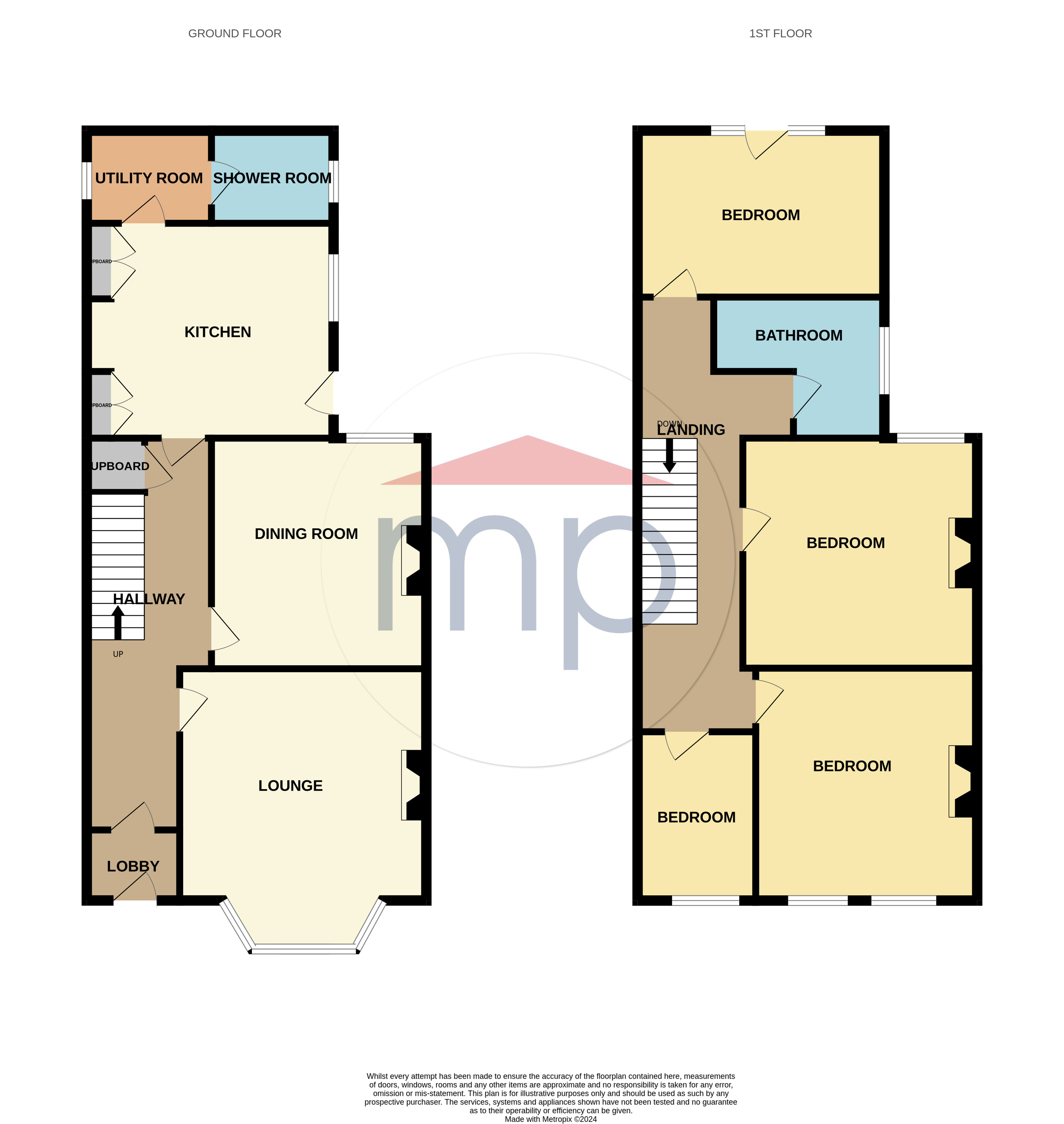 4 bed house for sale in Albert Road, Eaglescliffe - Property floorplan