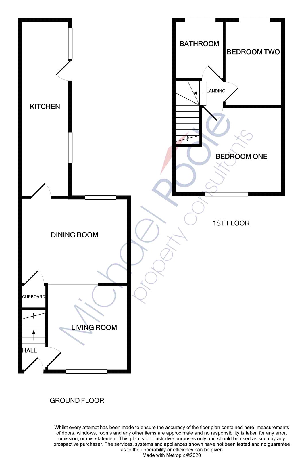 2 bed house for sale in Newlands Road, Eaglescliffe - Property floorplan