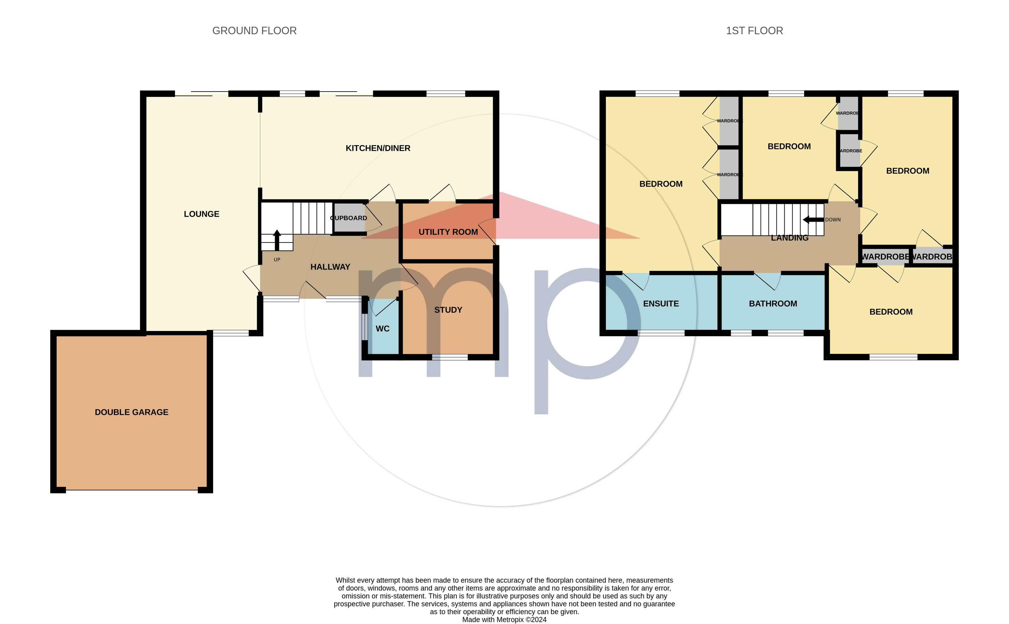 4 bed house for sale in Strathmore Drive, Kirklevington - Property floorplan