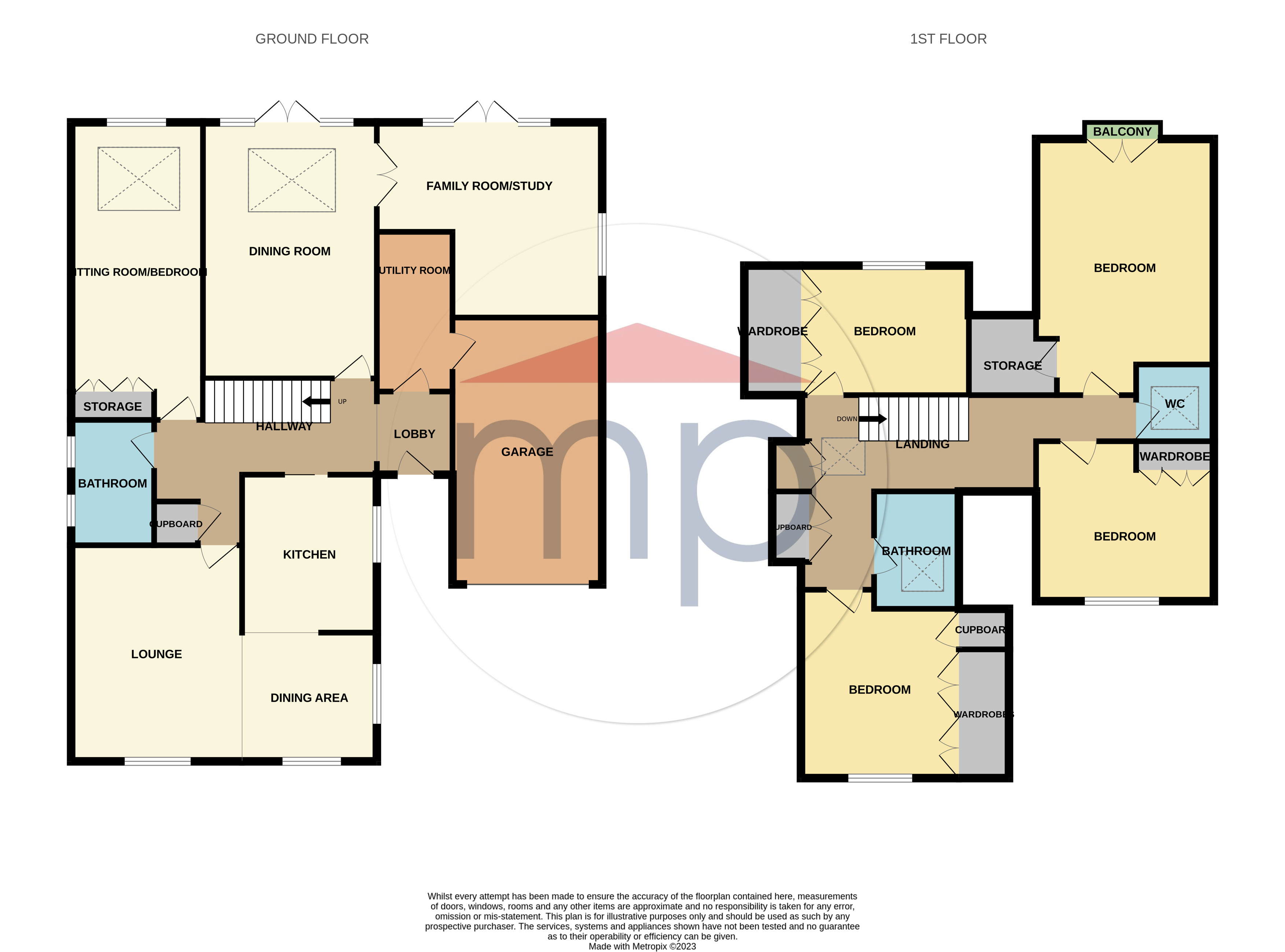 4 bed house for sale in Falcon Walk, Hilton - Property floorplan