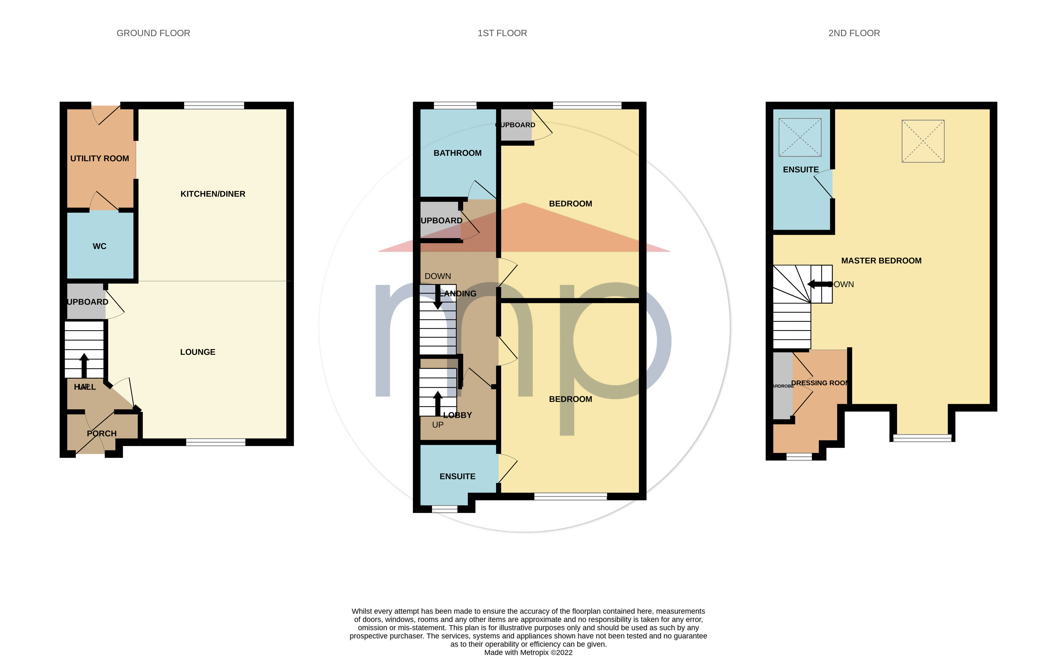 3 bed house for sale in The Oval, Eaglescliffe - Property floorplan