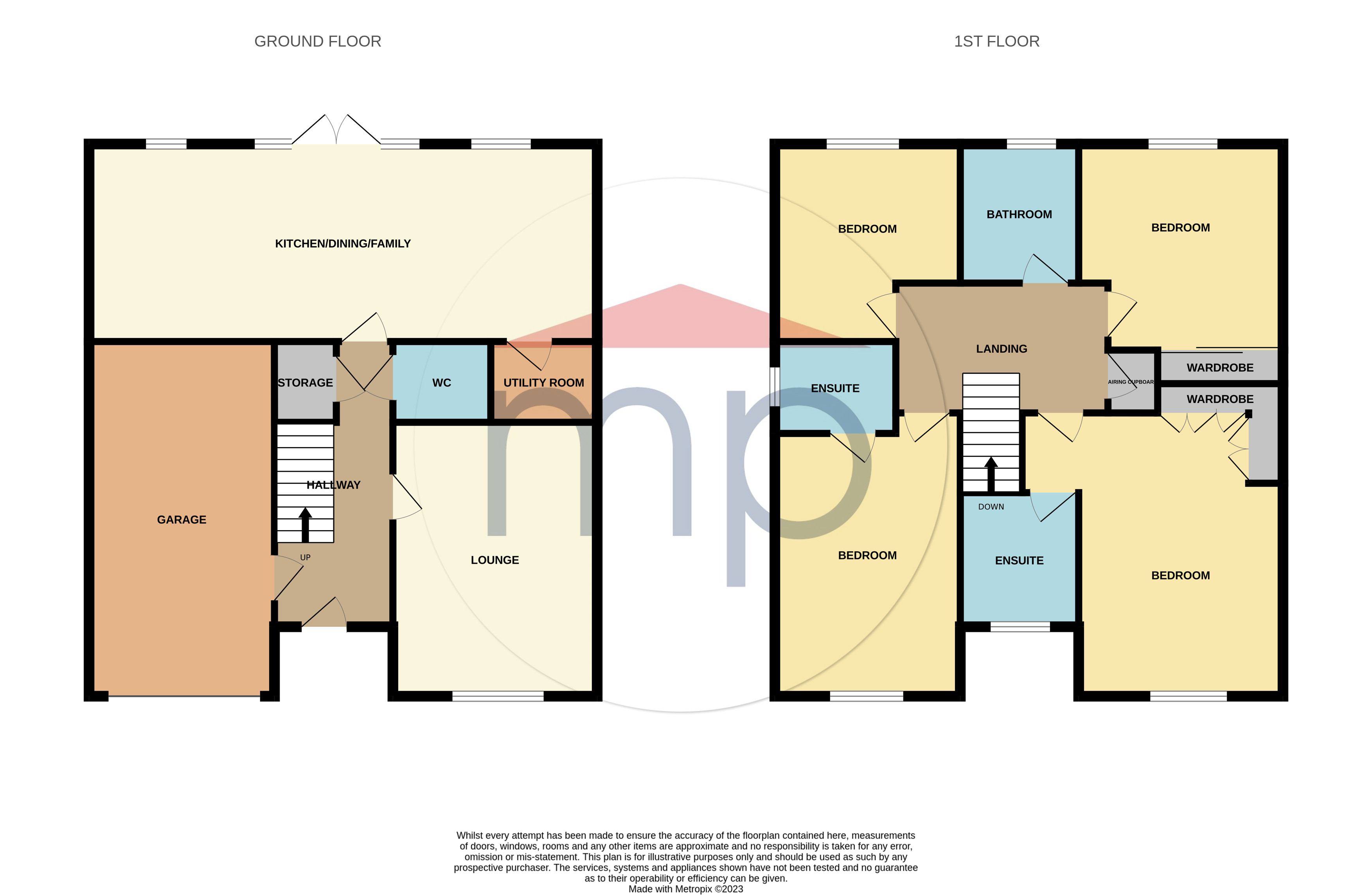 4 bed house for sale in Blackthorn Drive, Hurworth - Property floorplan