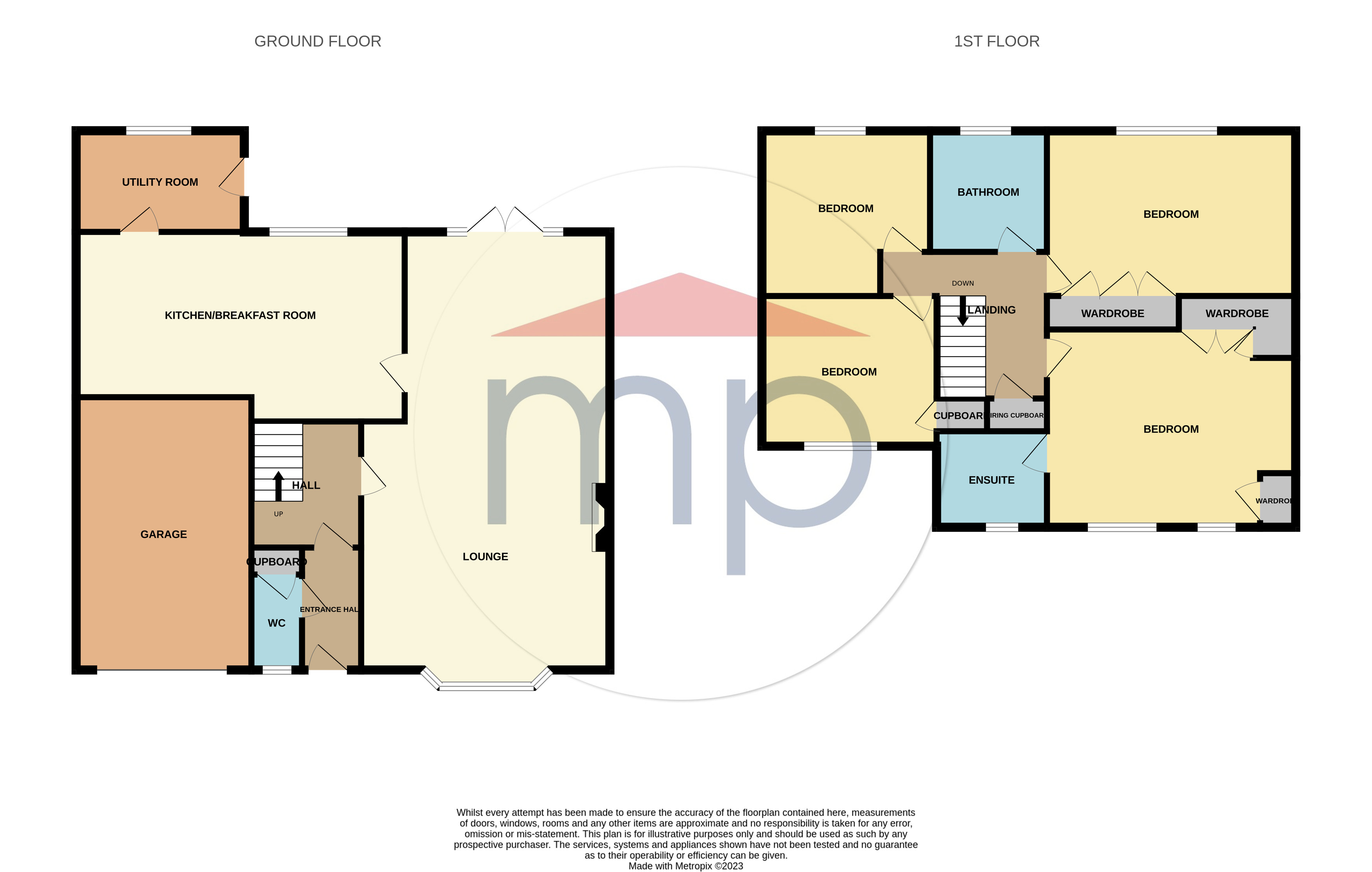 4 bed house for sale in Fairview, Long Newton - Property floorplan