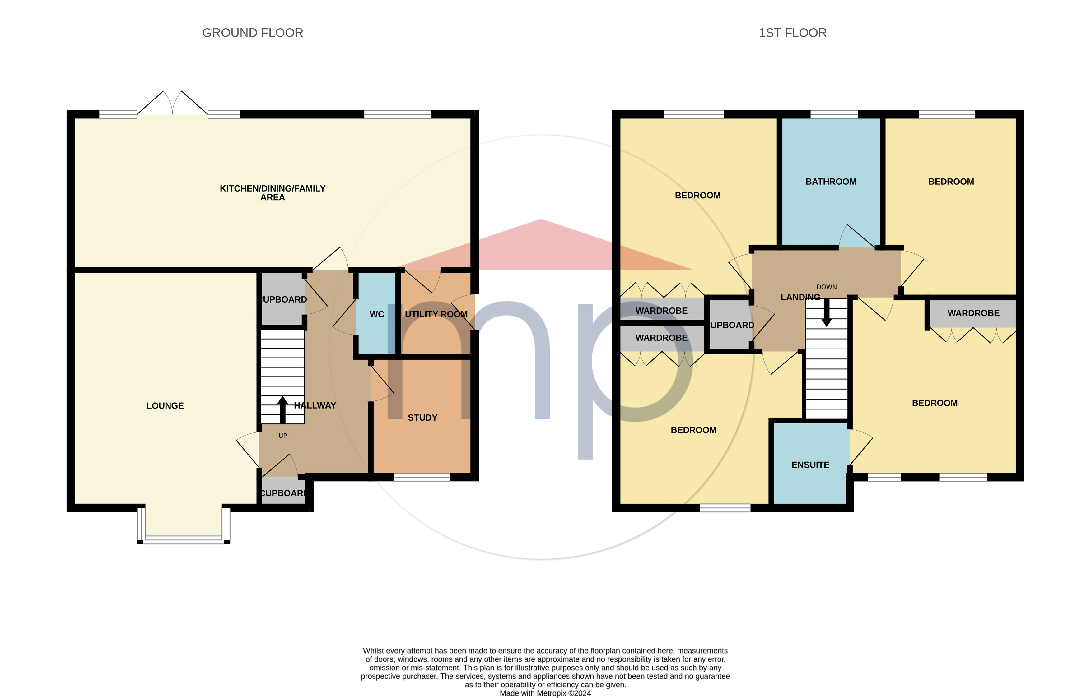 4 bed house for sale in Tangmere Road, Yarm - Property floorplan