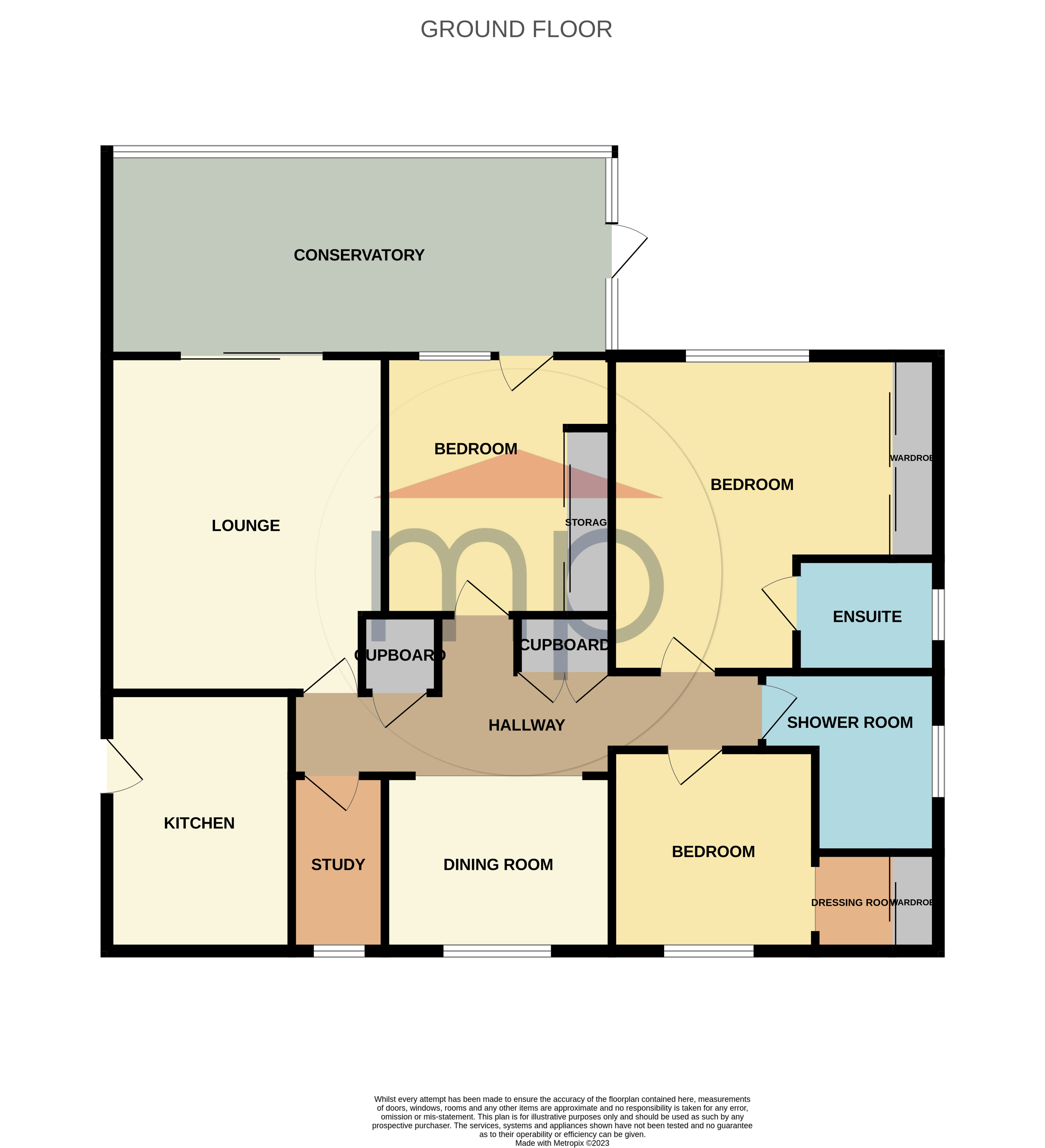 3 bed bungalow for sale in Hazel Slade, Eaglescliffe - Property floorplan