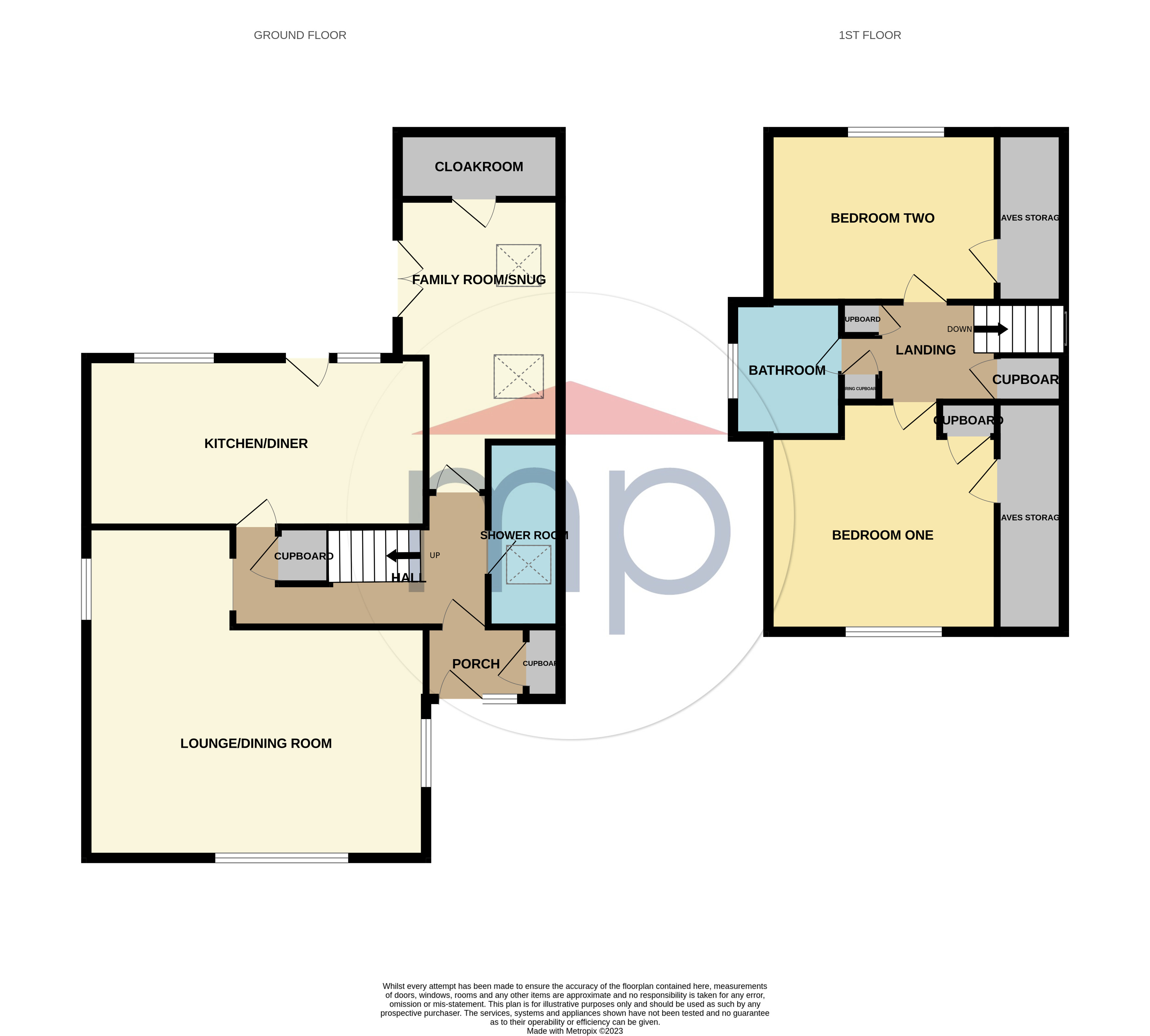 2 bed house for sale in The Slayde, Yarm - Property floorplan