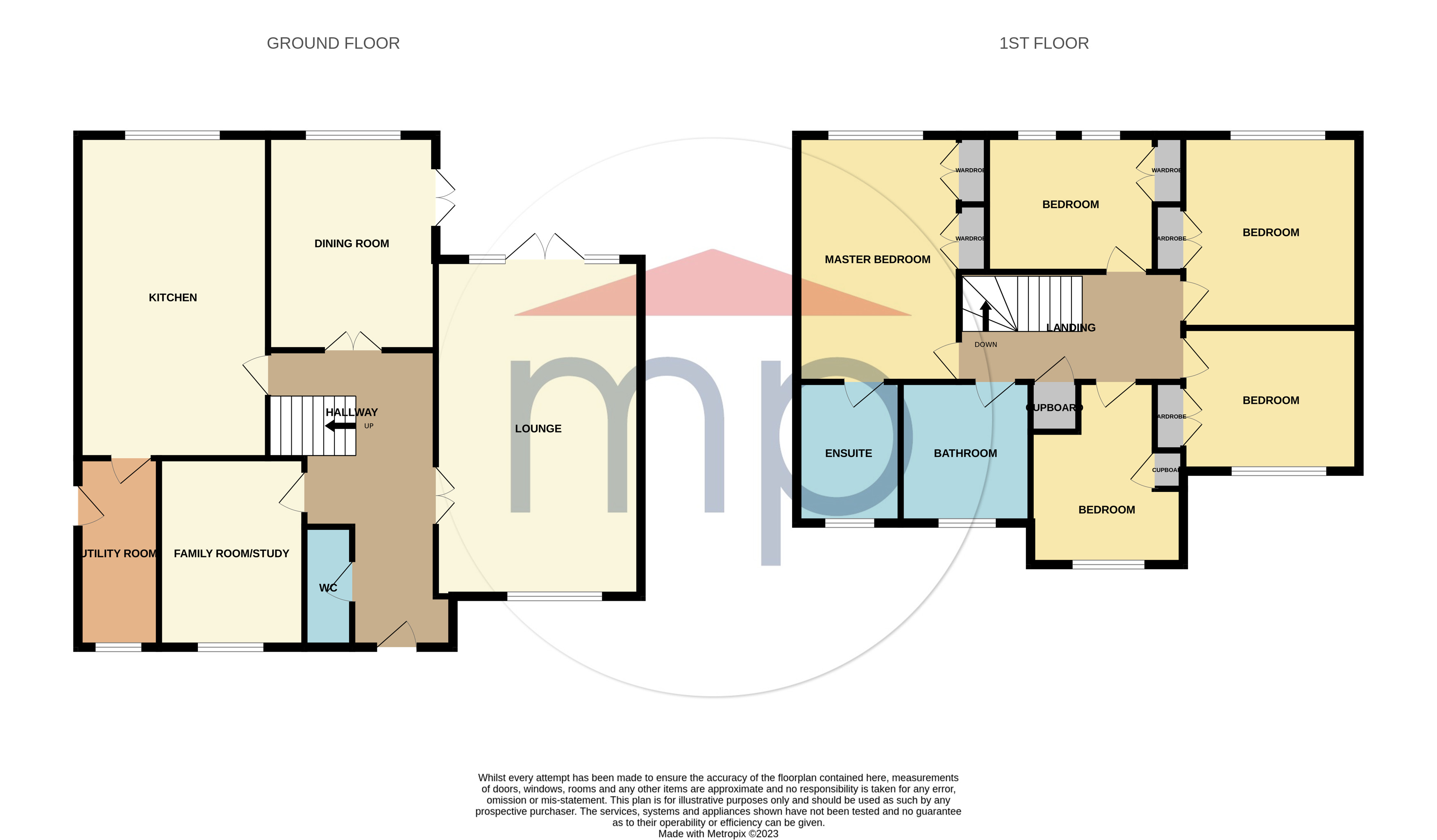 5 bed house for sale in Thornton Garth, Yarm - Property floorplan