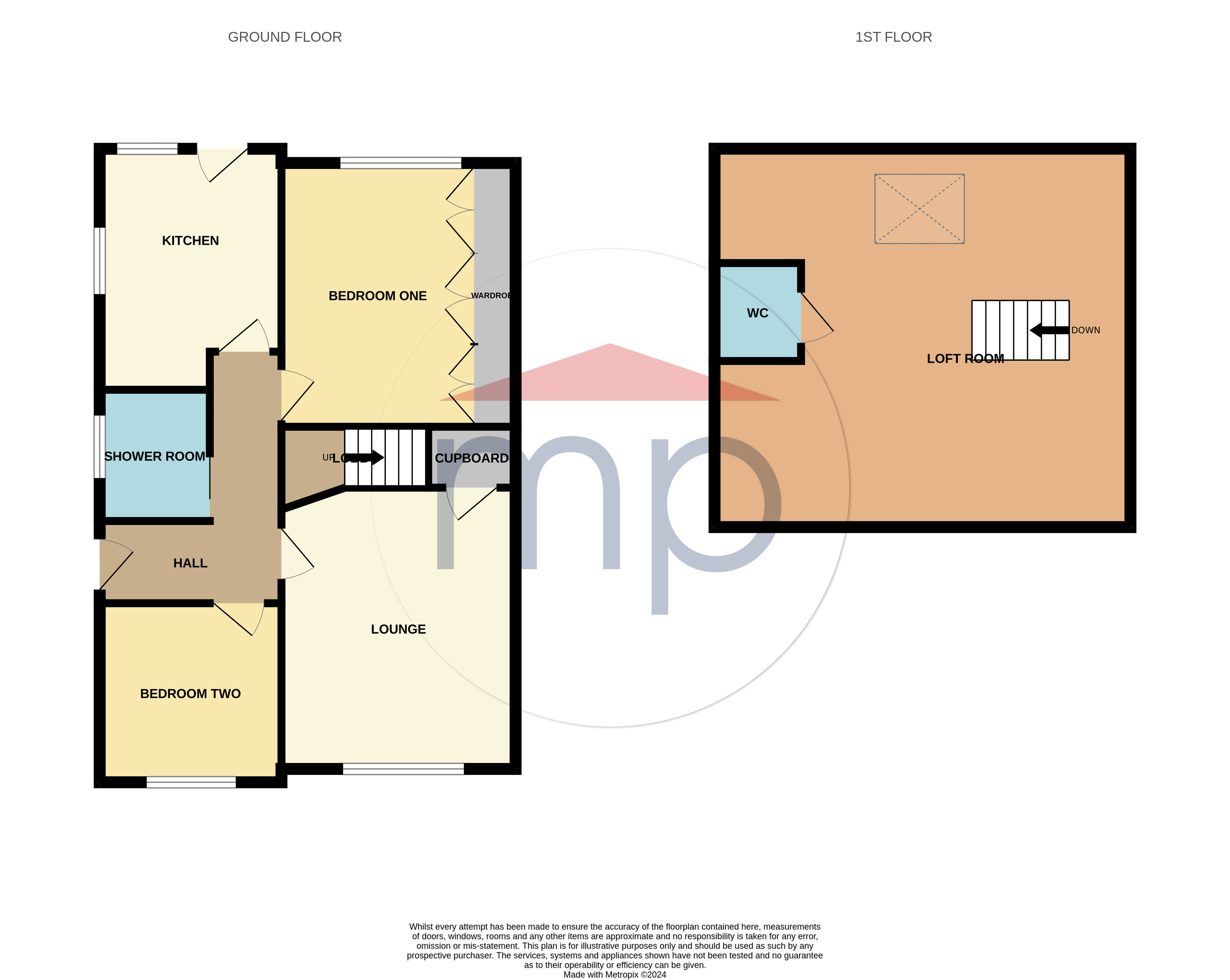 2 bed bungalow for sale in Farnham Close, Eaglescliffe - Property floorplan