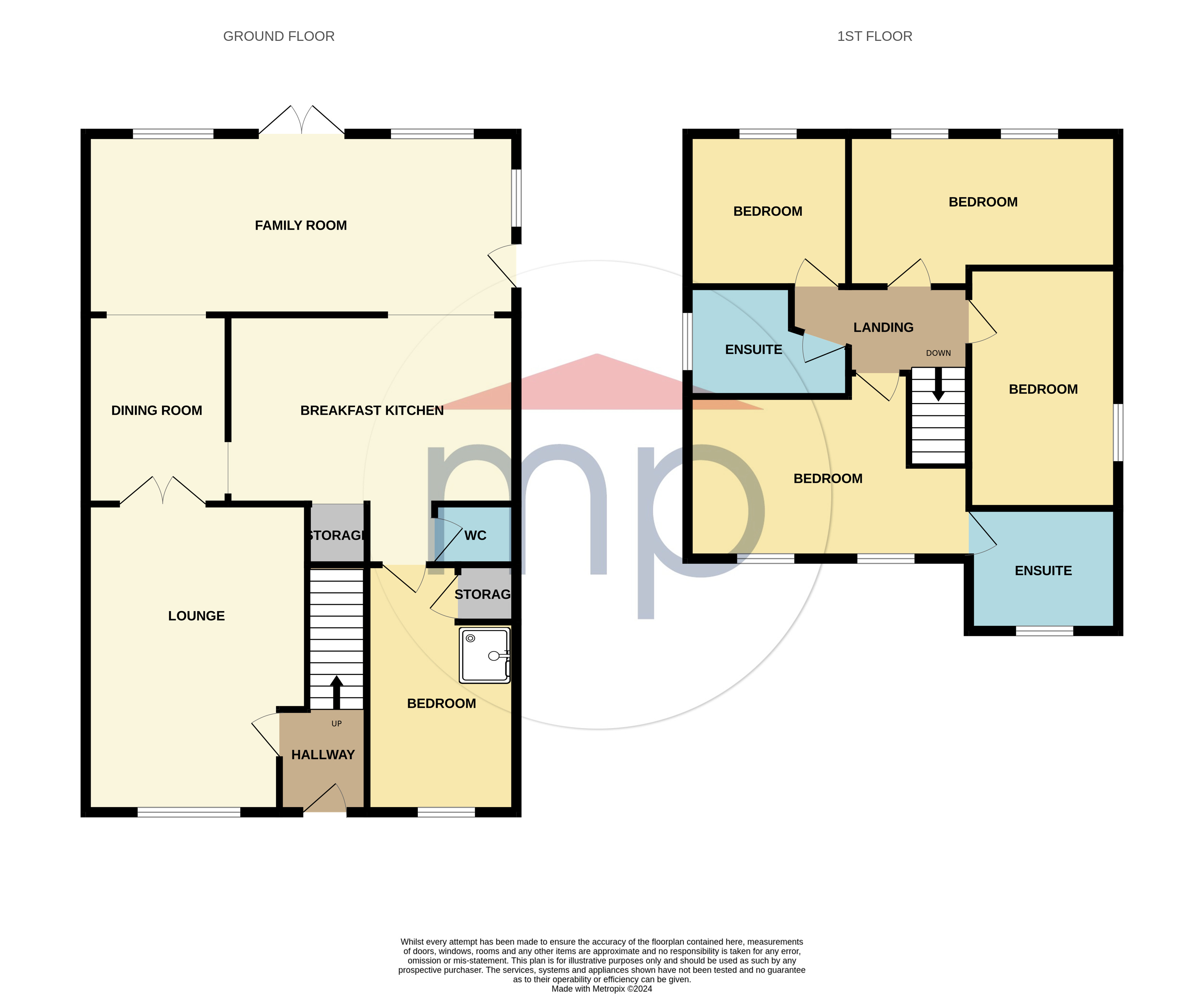 5 bed house for sale in Griffiths Close, Yarm - Property floorplan