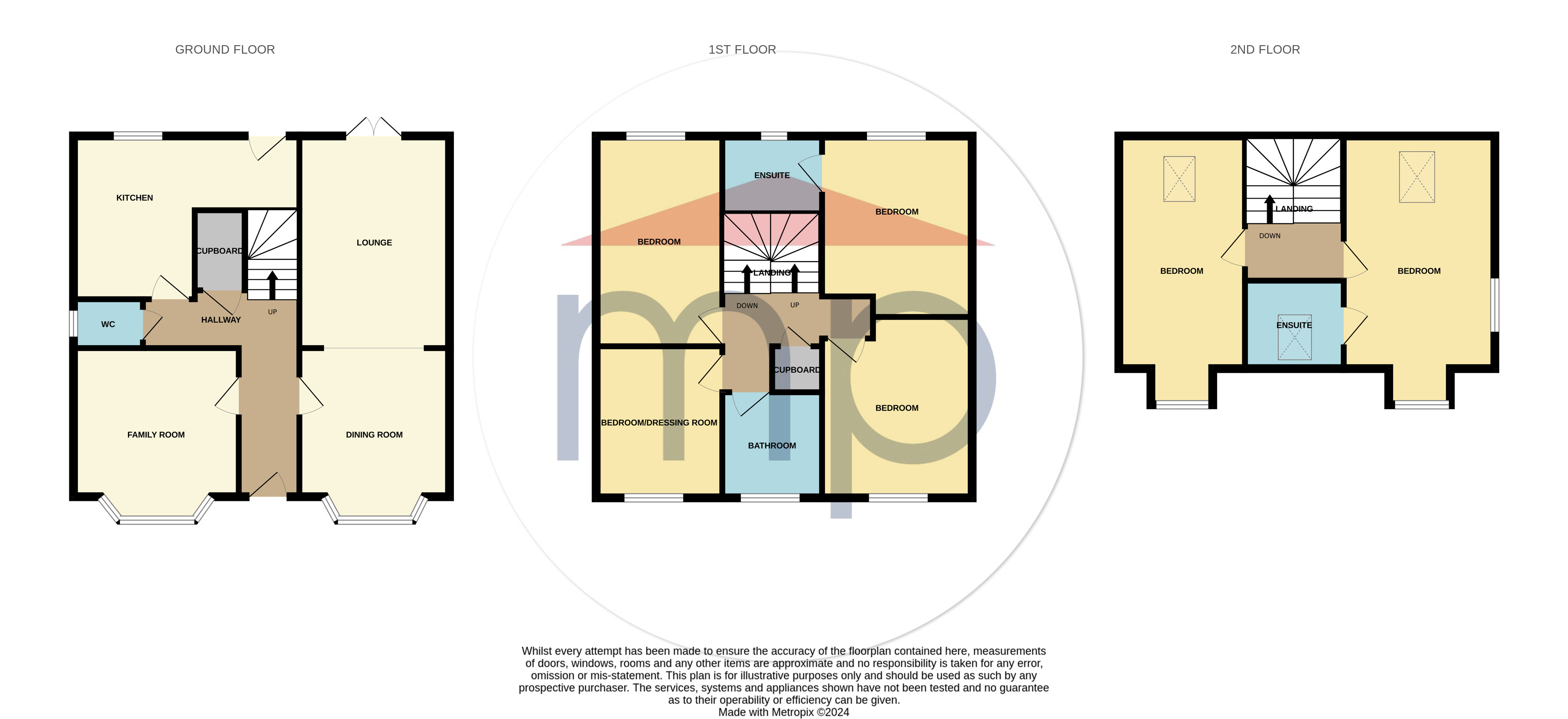 6 bed house for sale in Pennal Grove, Ingleby Barwick - Property floorplan