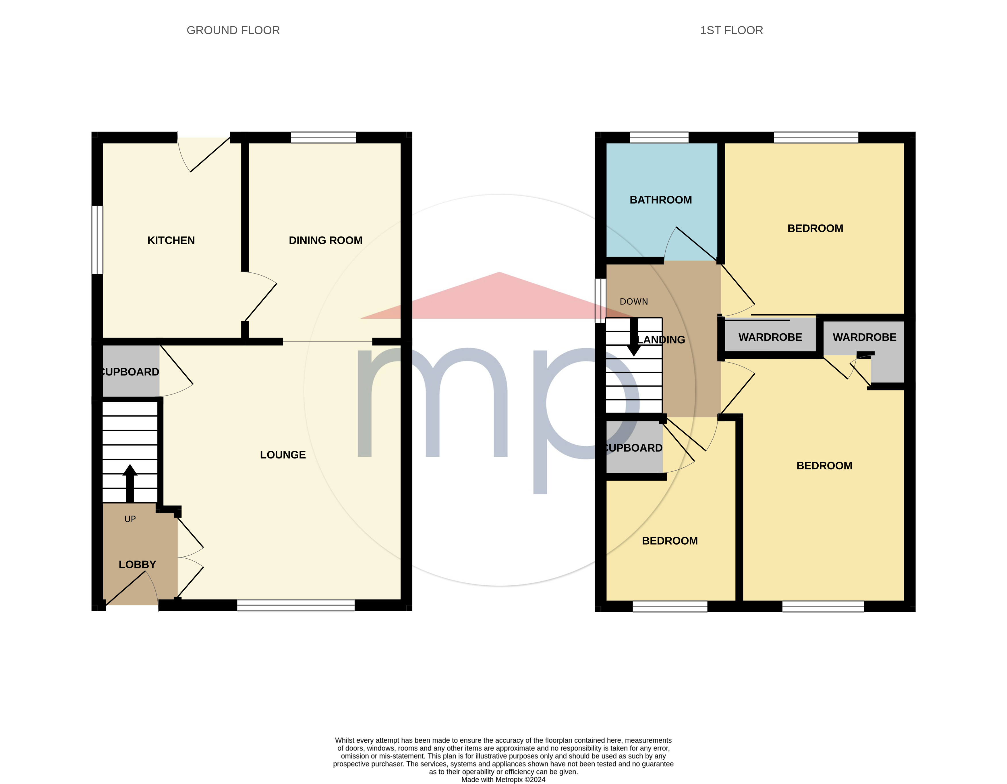 3 bed house for sale in Burnmoor Drive, Eaglescliffe - Property floorplan