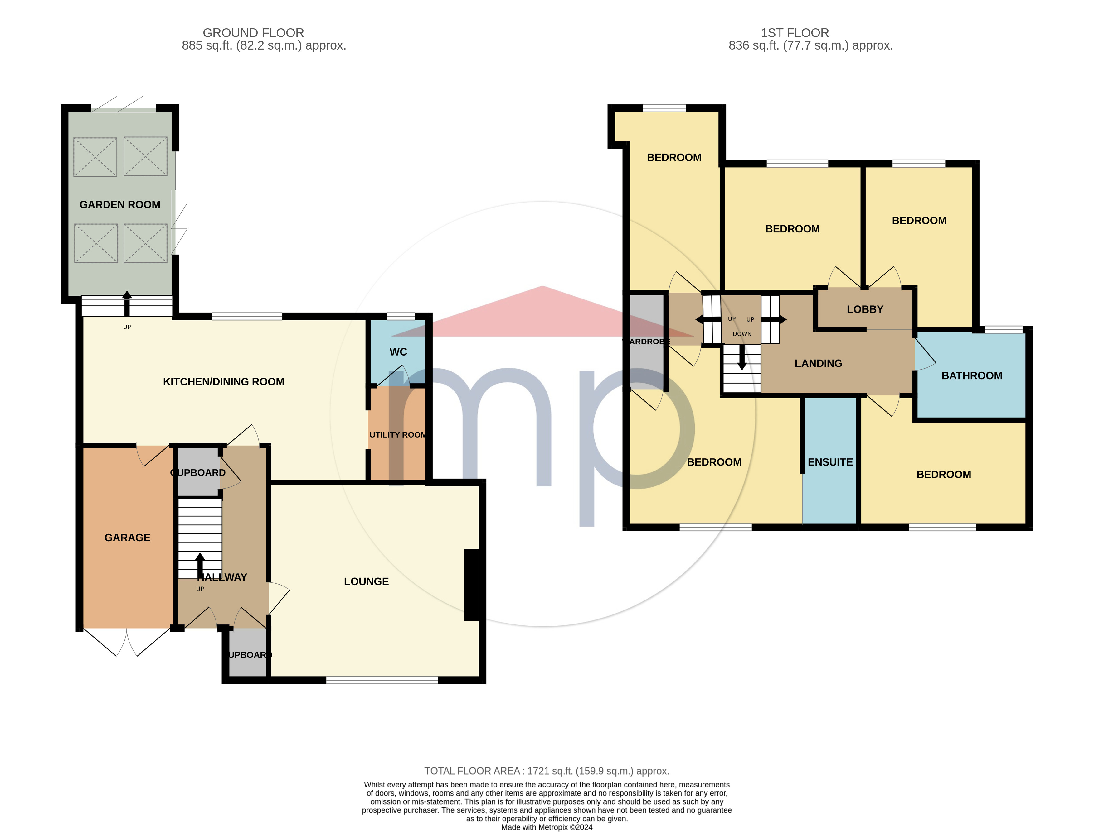 5 bed house for sale in The Green, Egglescliffe - Property floorplan