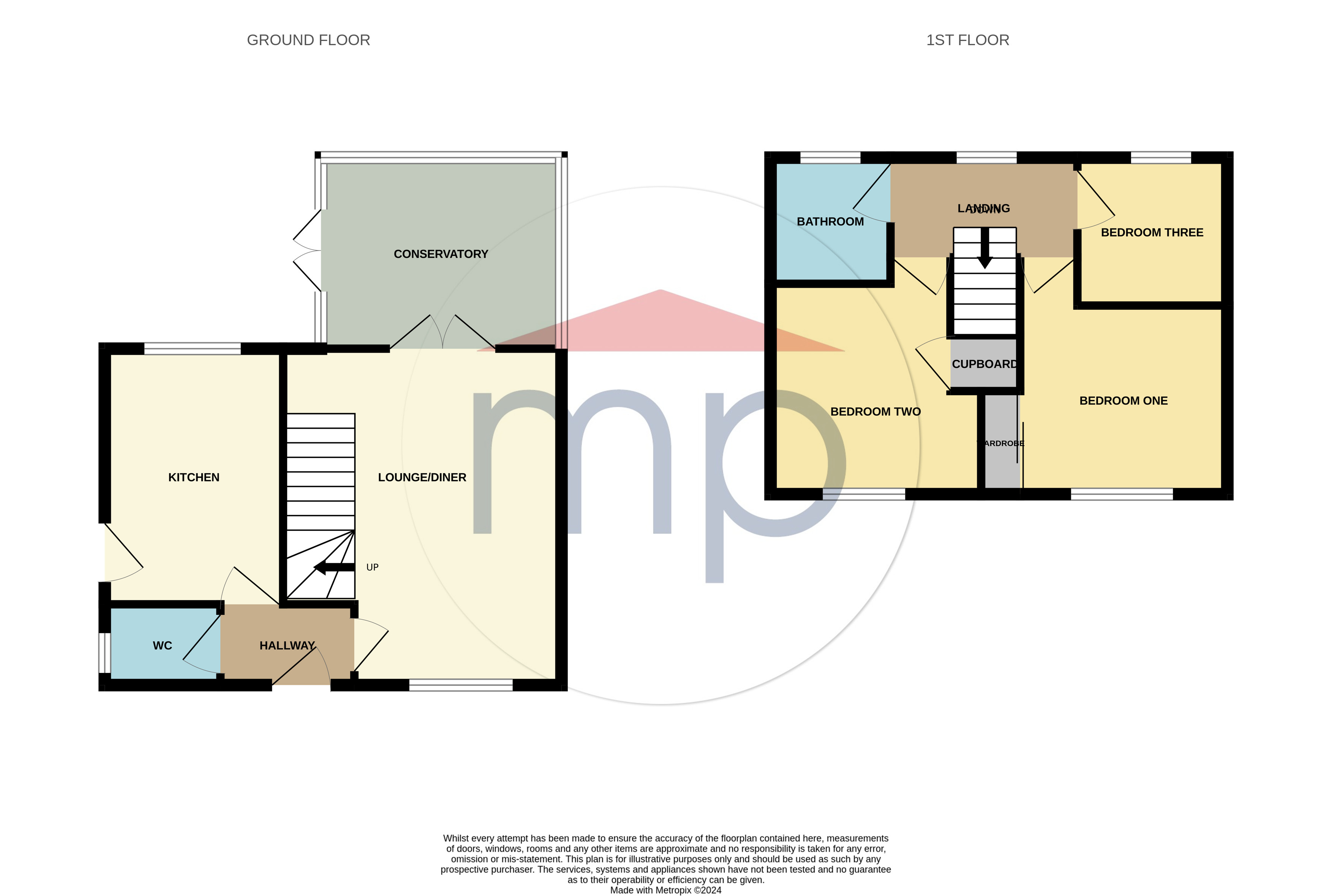 3 bed house for sale in Leicester Way, Eaglescliffe - Property floorplan