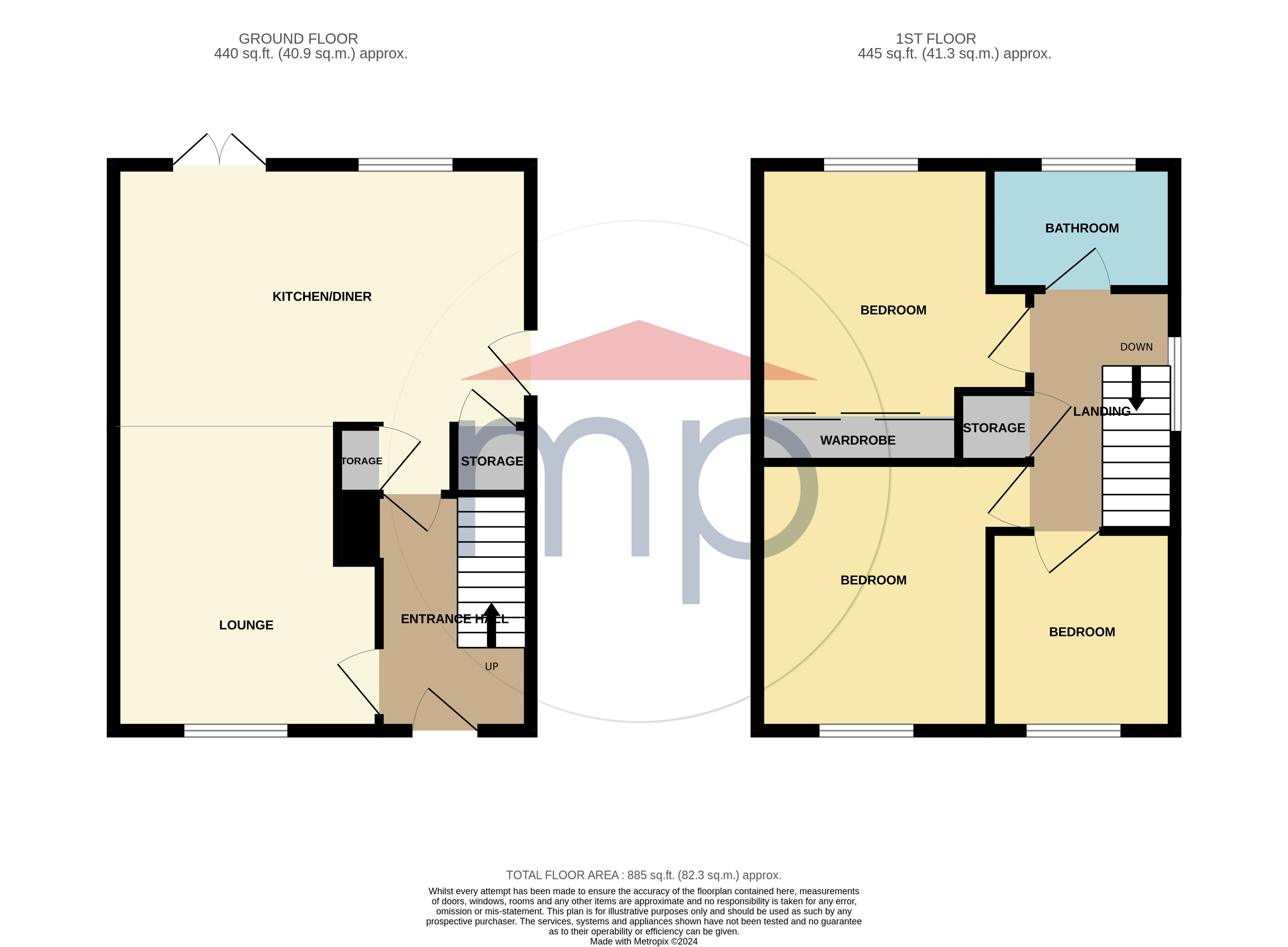 3 bed house for sale in Monreith Avenue, Eaglescliffe - Property floorplan