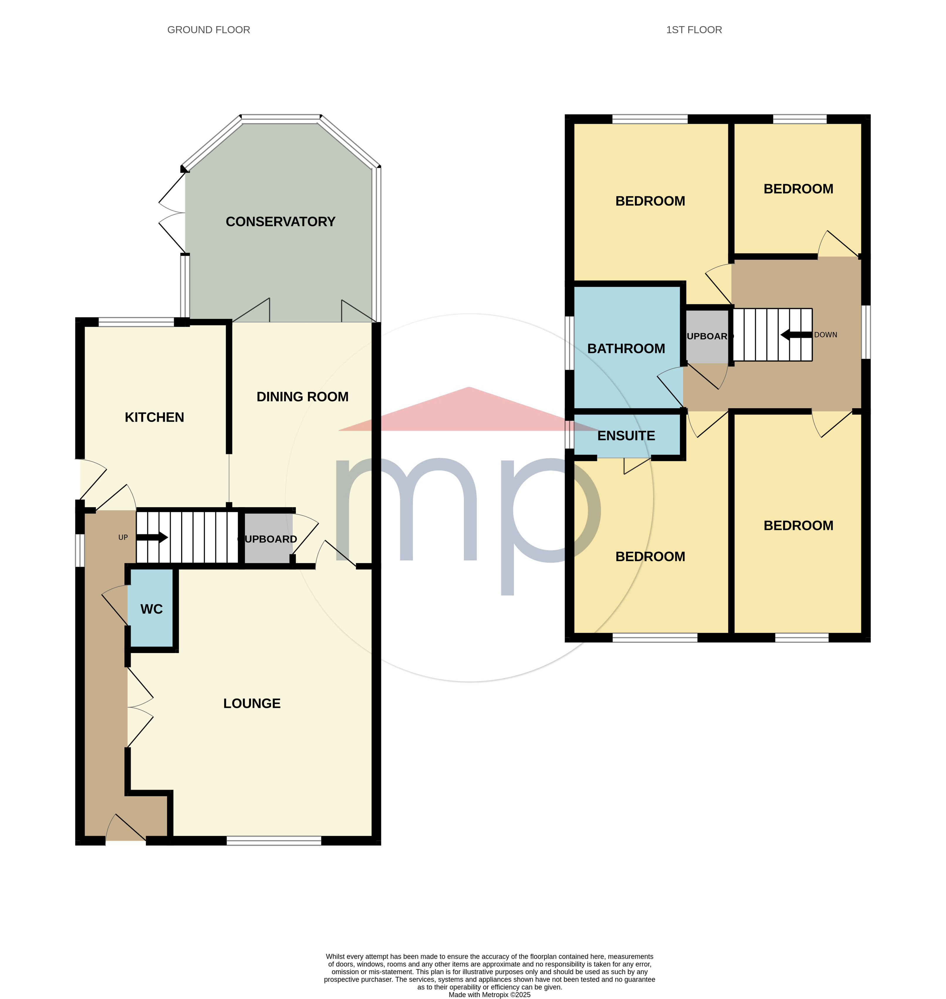 4 bed detached house for sale - Property floorplan