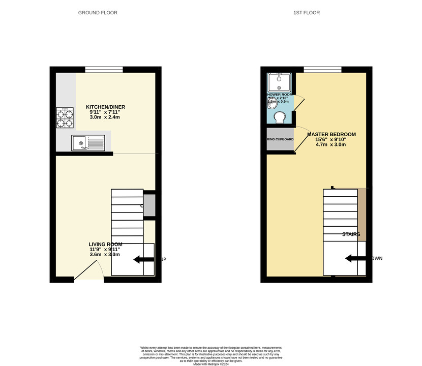 1 bed apartment for sale in Clifton Road, Gravesend - Property Floorplan