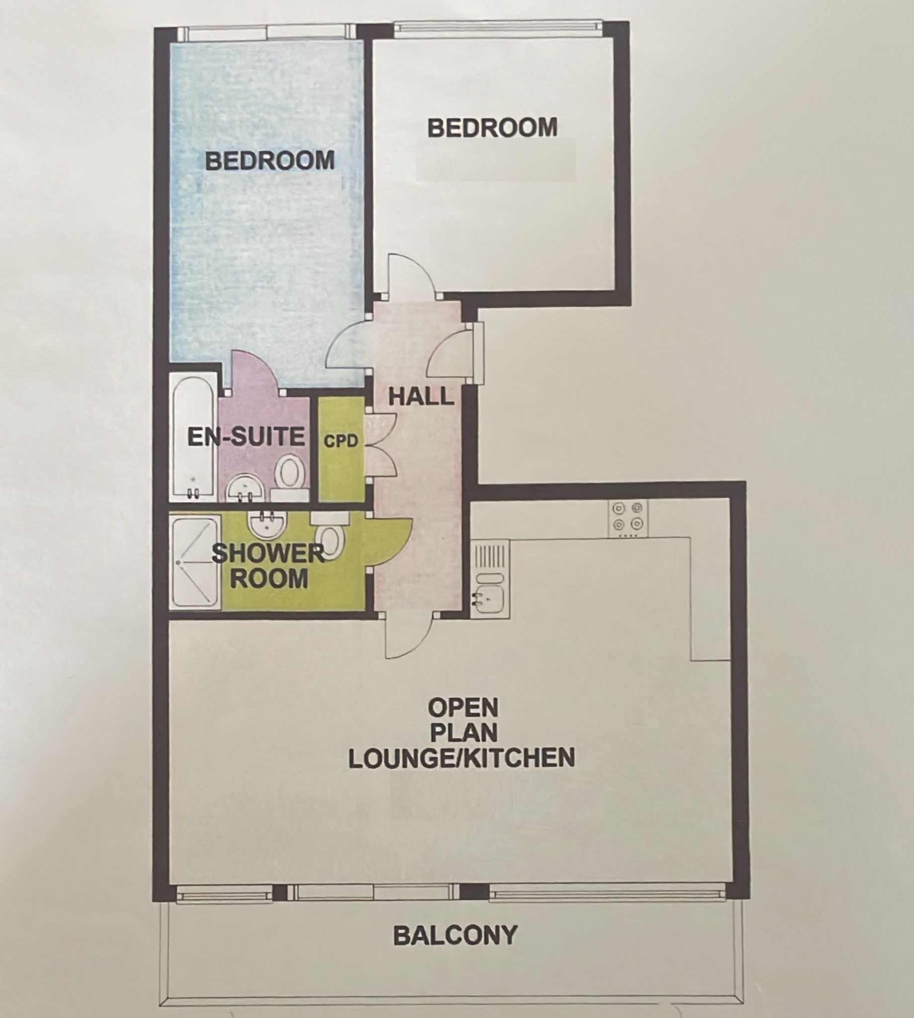 2 bed flat to rent in Building , Royal Arsenal - Property Floorplan