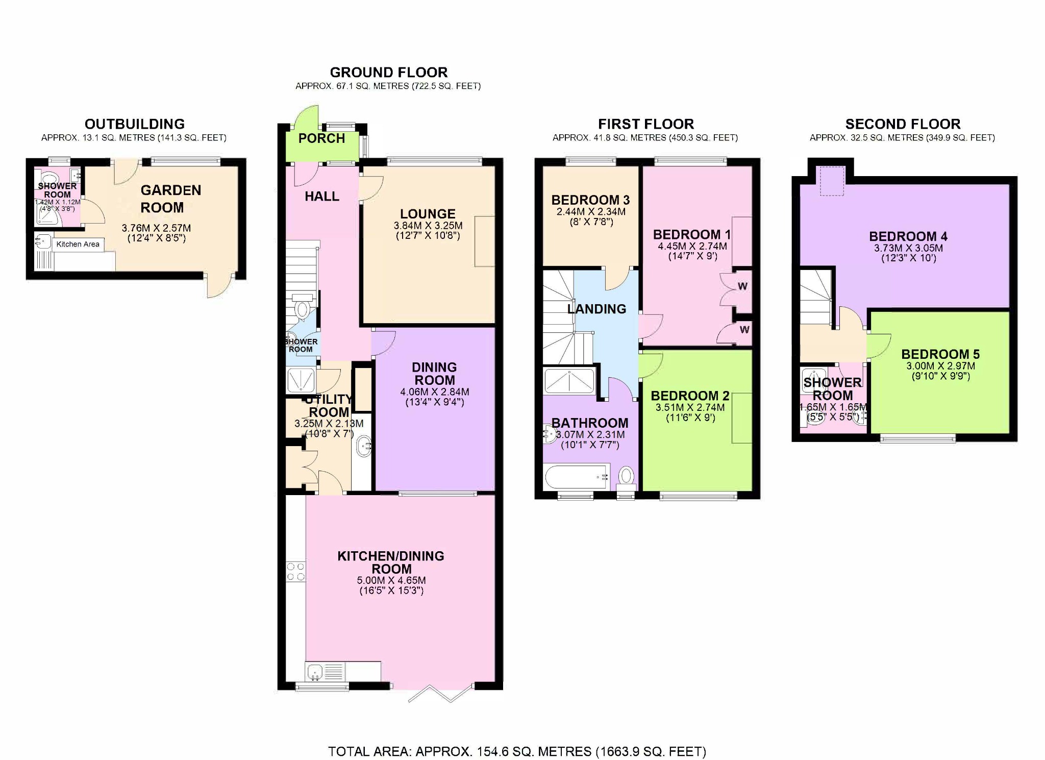 5 bed terraced house for sale in Plumstead - Property Floorplan