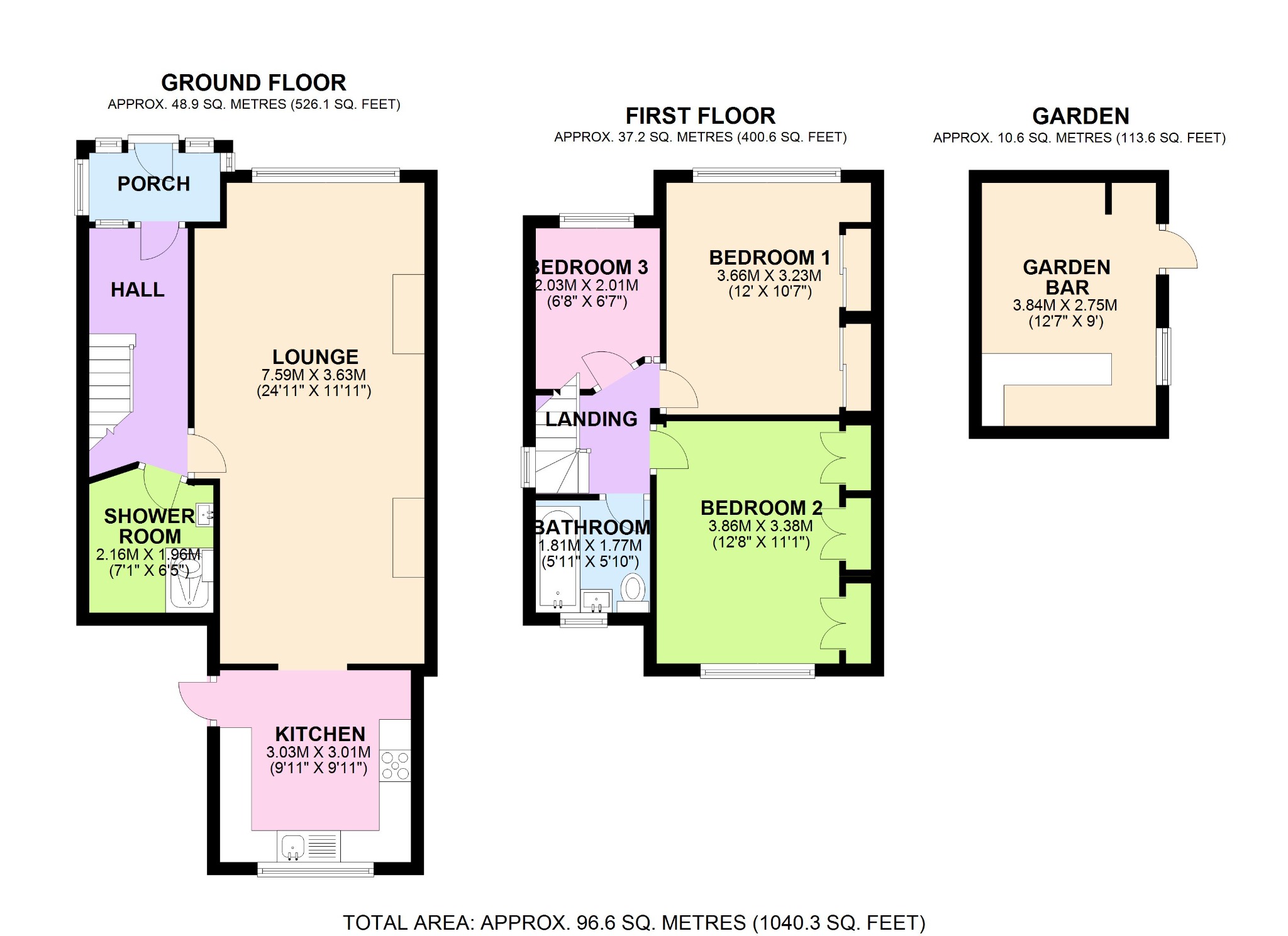 3 bed semi-detached house for sale in Plumstead - Property Floorplan