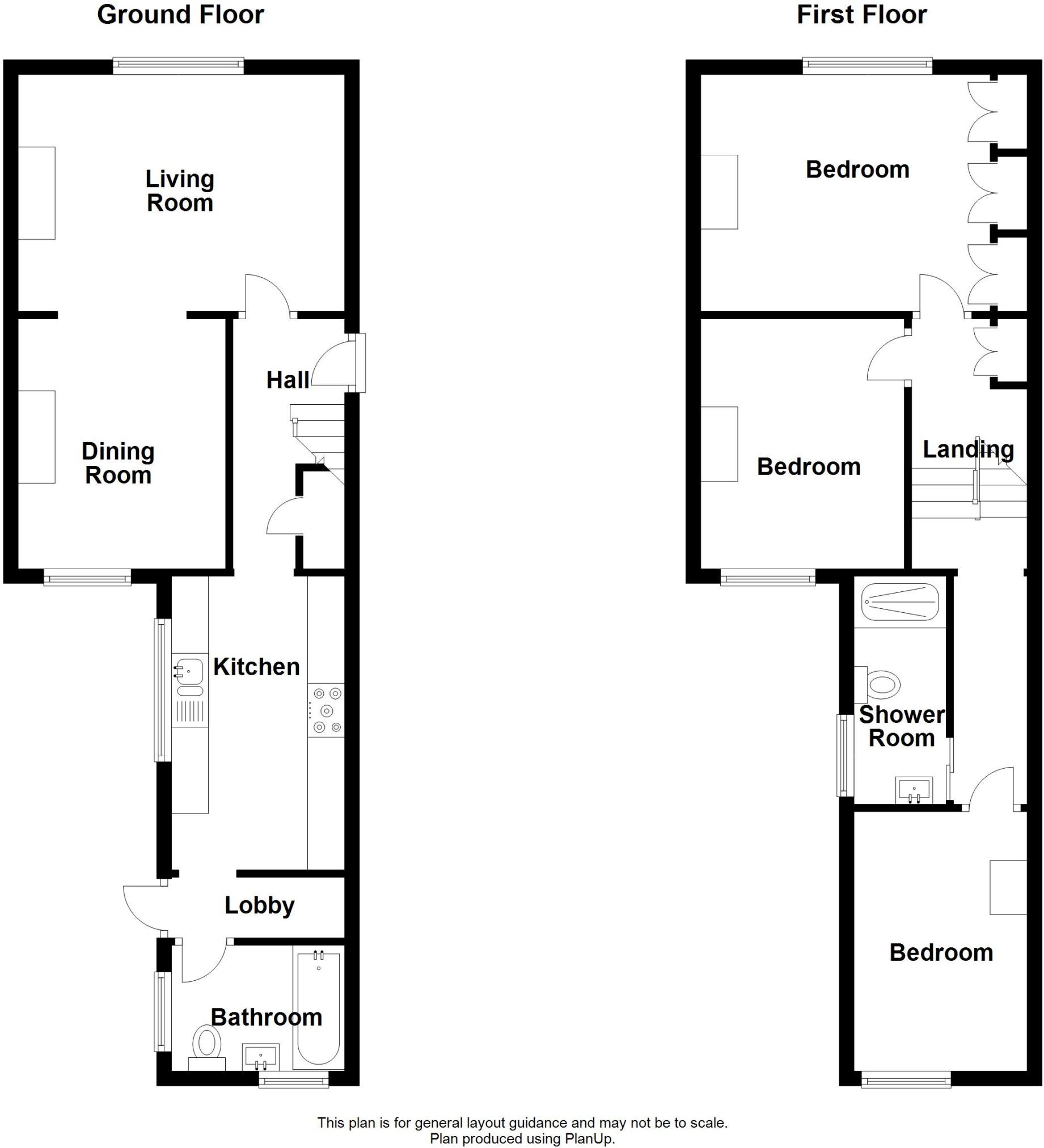 3 bed end of terrace house to rent in Whitworth Road, Woolwich - Property Floorplan
