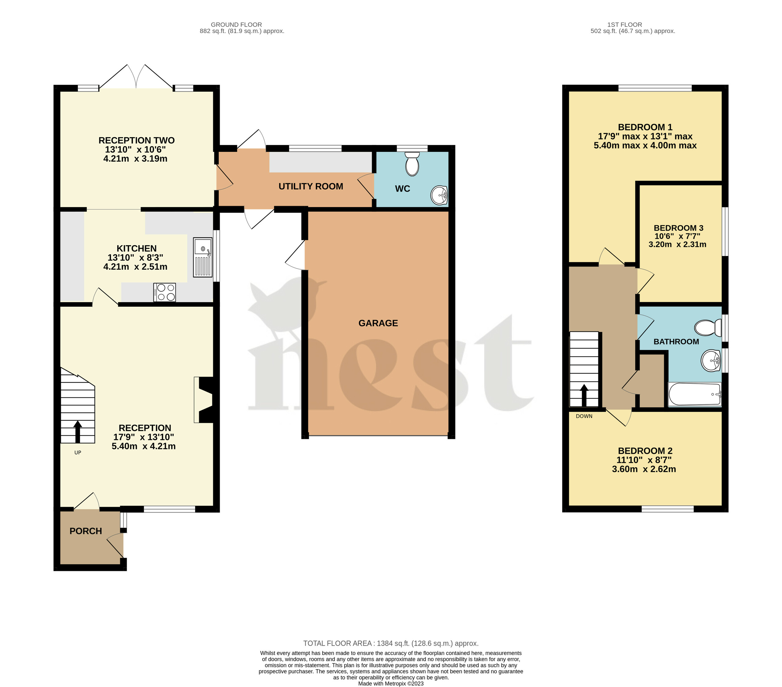 3 bed semi-detached house for sale in Westwood Drive, Frome - Property Floorplan