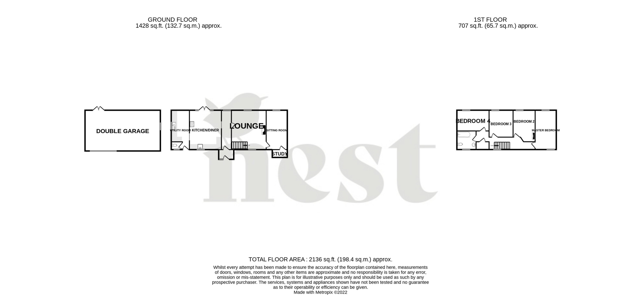 4 bed semi-detached house for sale in Steart, Bridgwater - Property Floorplan