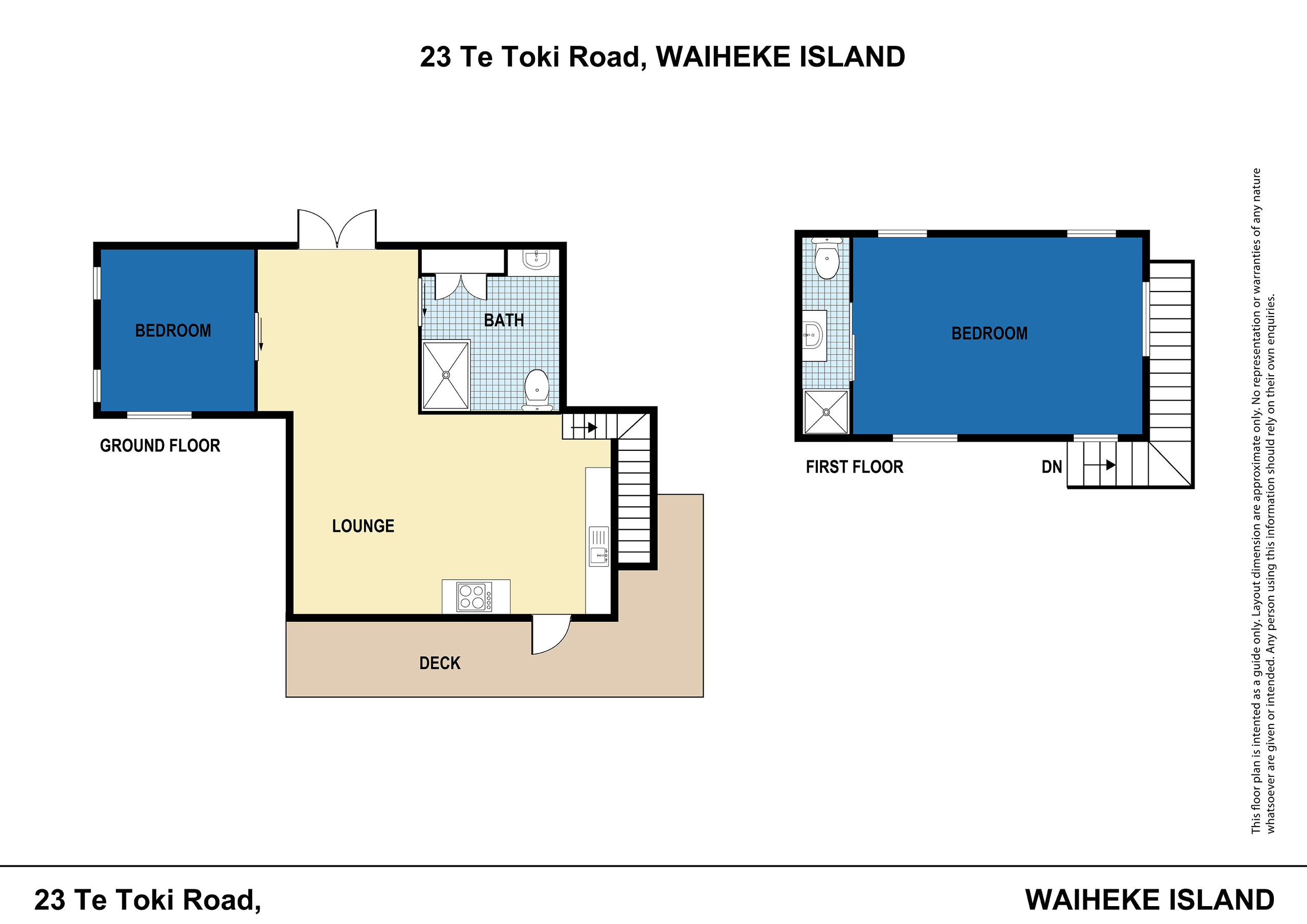 4 bed link detached bungalow for sale in Kauri Spring Lodge, Waiheke - Auckland - Property floorplan