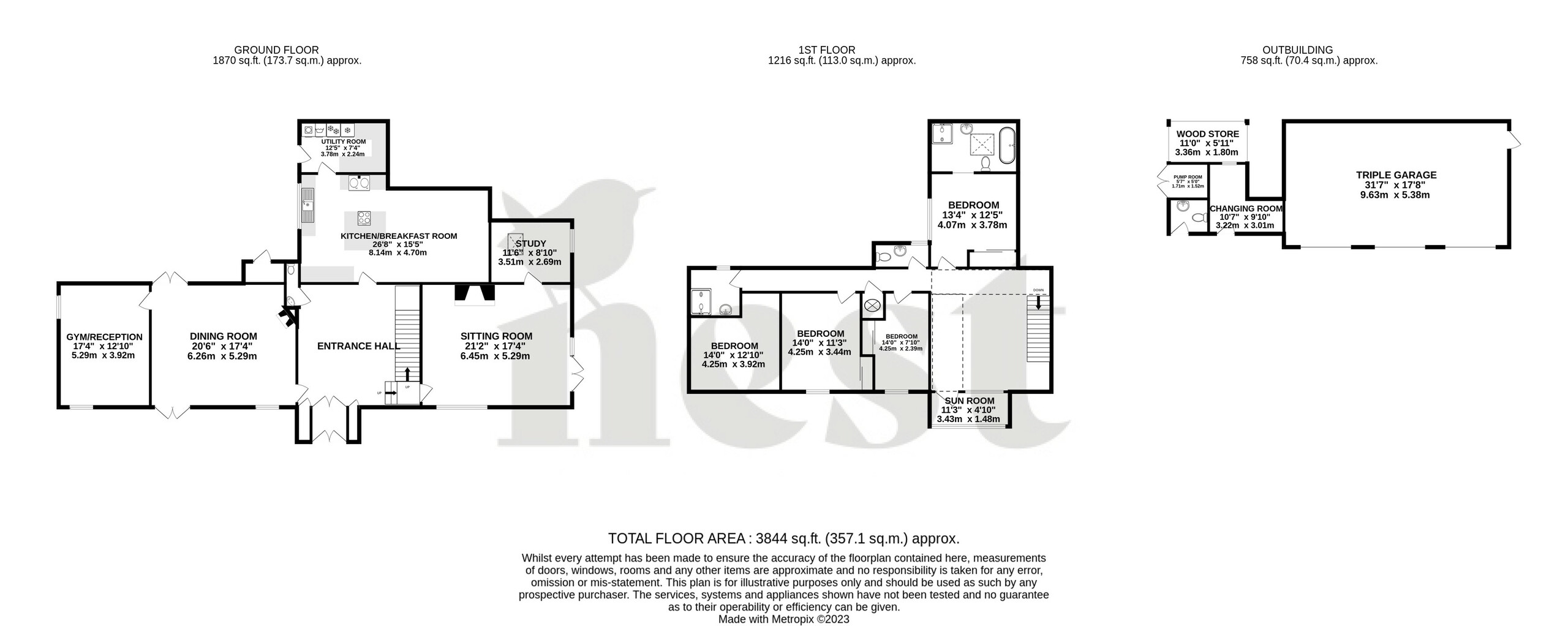 4 bed detached house for sale in Broadmead Lane, Bridgwater - Property Floorplan