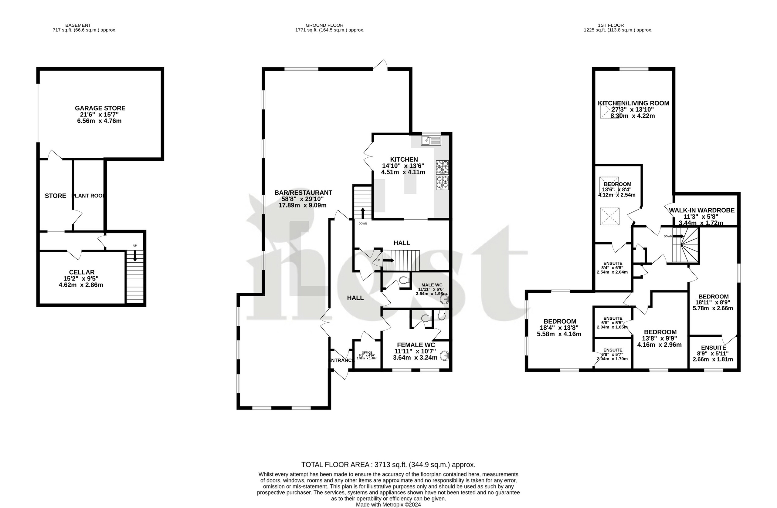 4 bed house for sale in Rimpton, Yeovil - Property floorplan