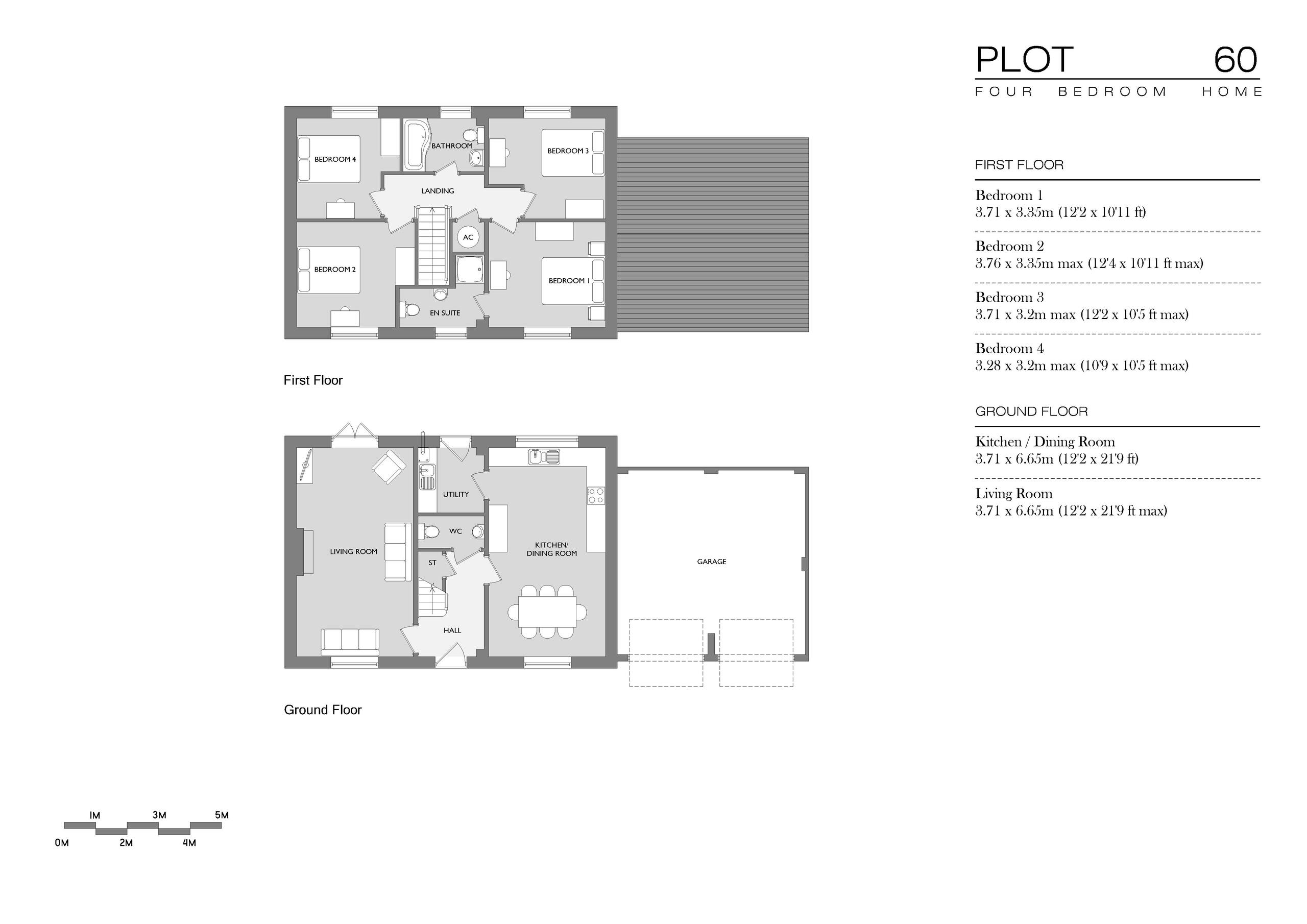 4 bed detached house for sale in Woodlands, Mere - Property floorplan