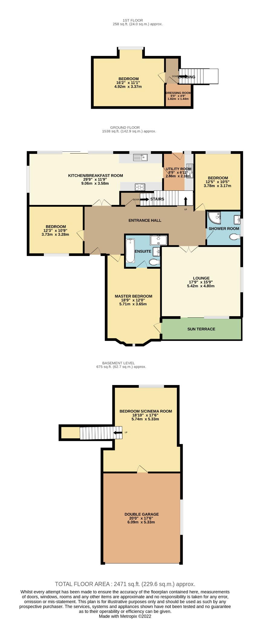 4 bed bungalow to rent in Dudsbury Road, Ferndown - Property floorplan