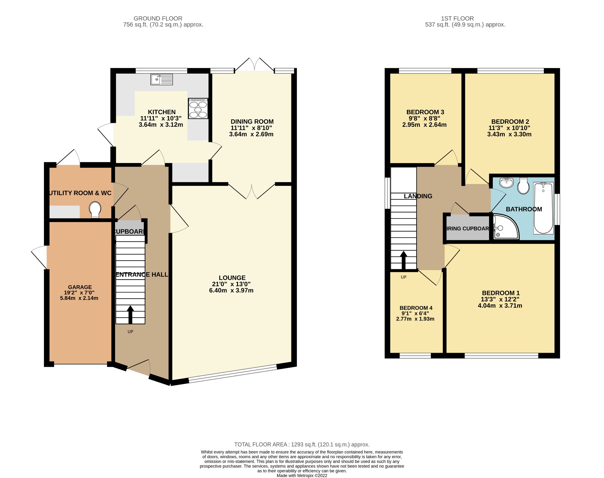 4 bed detached house for sale in Wollaton Road, Ferndown - Property floorplan