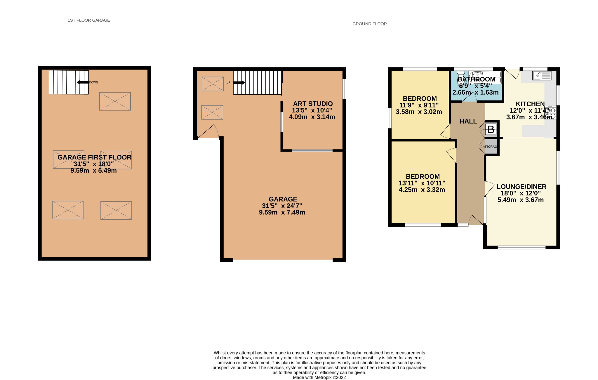 2 bed detached bungalow for sale in Winston Gardens, Poole - Property floorplan