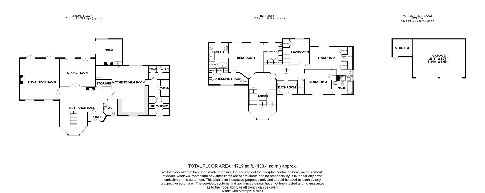 4 bed detached house to rent in Lawrence Drive, Poole - Property floorplan