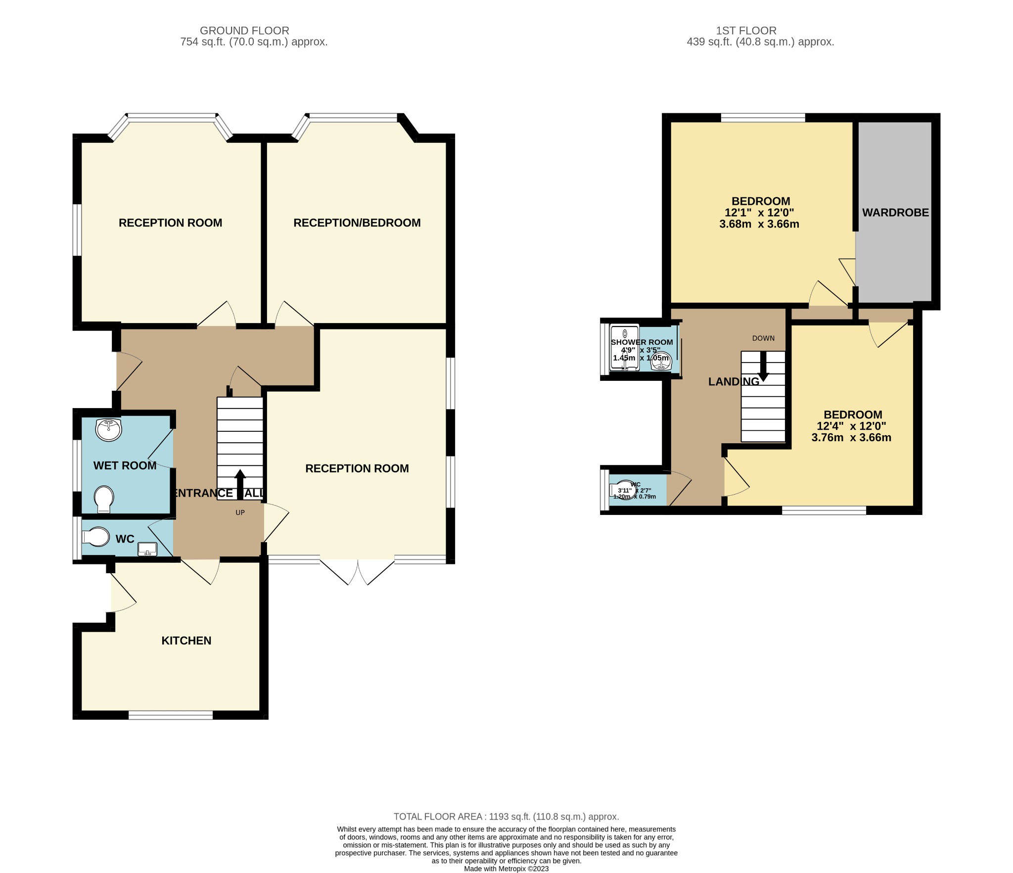 3 bed detached house for sale in Howeth Road, Bournemouth - Property floorplan