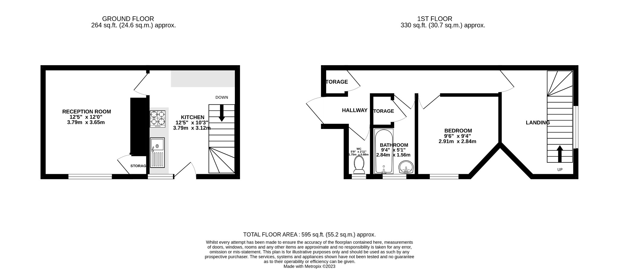 1 bed maisonette to rent in Chestnut Avenue, Bournemouth - Property floorplan