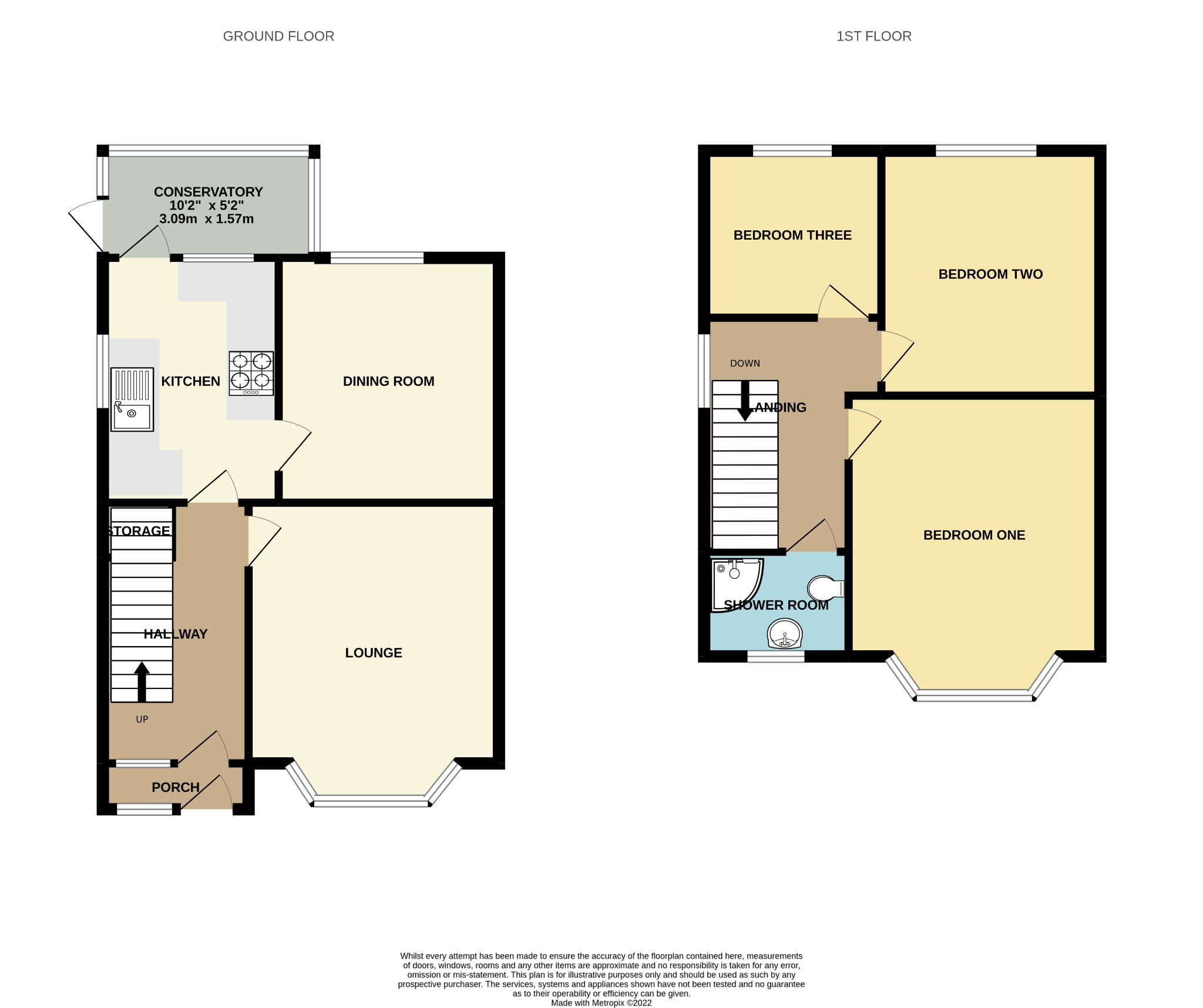3 bed detached house to rent in Ensbury Park Road, Bournemouth - Property floorplan