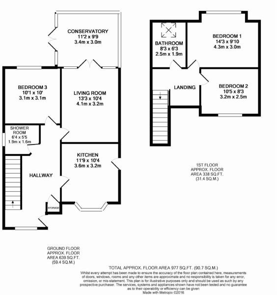 3 bed detached house for sale in Francis Avenue, Bournemouth - Property floorplan