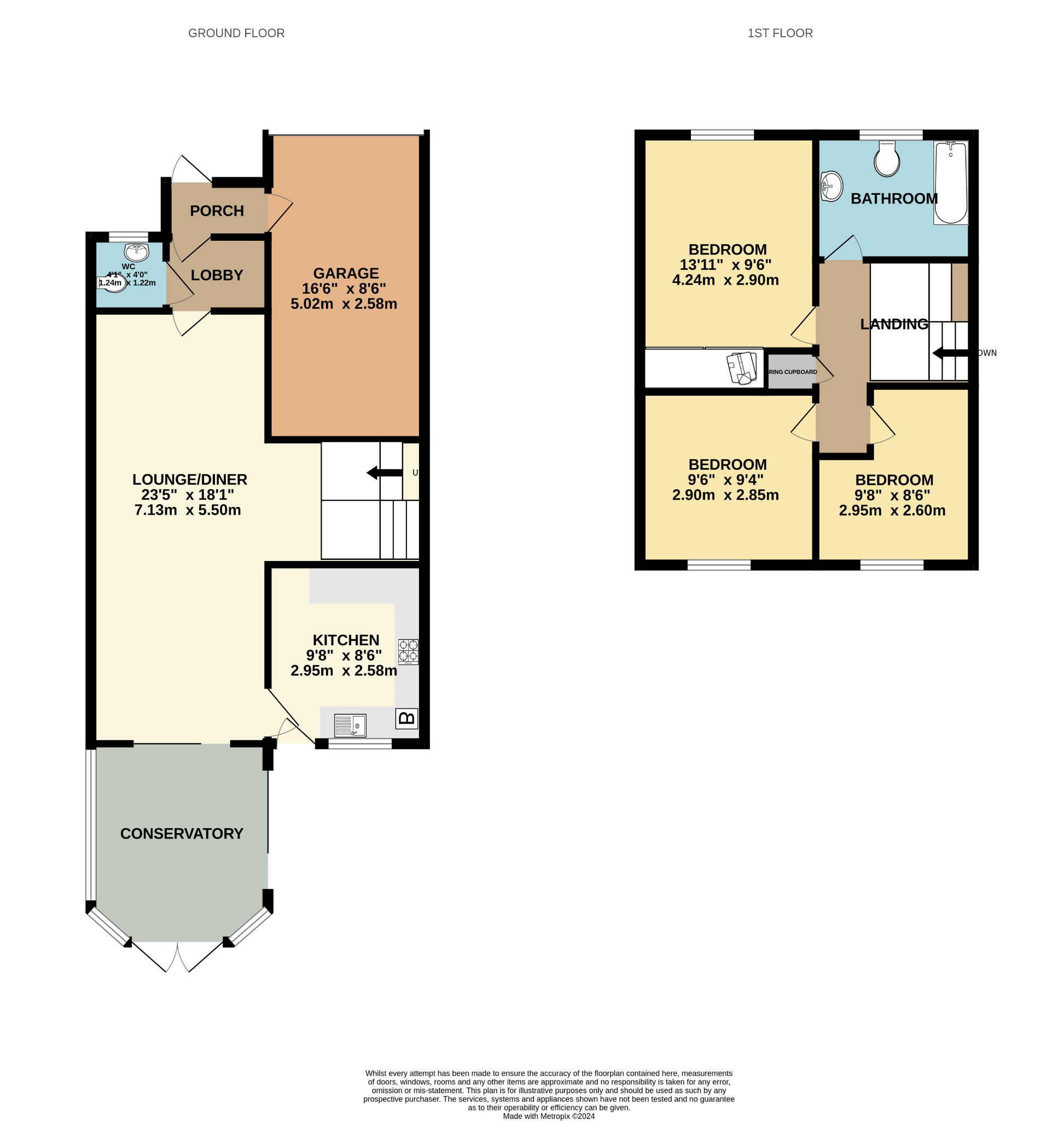 3 bed semi-detached house to rent in Plantagenet Crescent, Bournemouth - Property floorplan